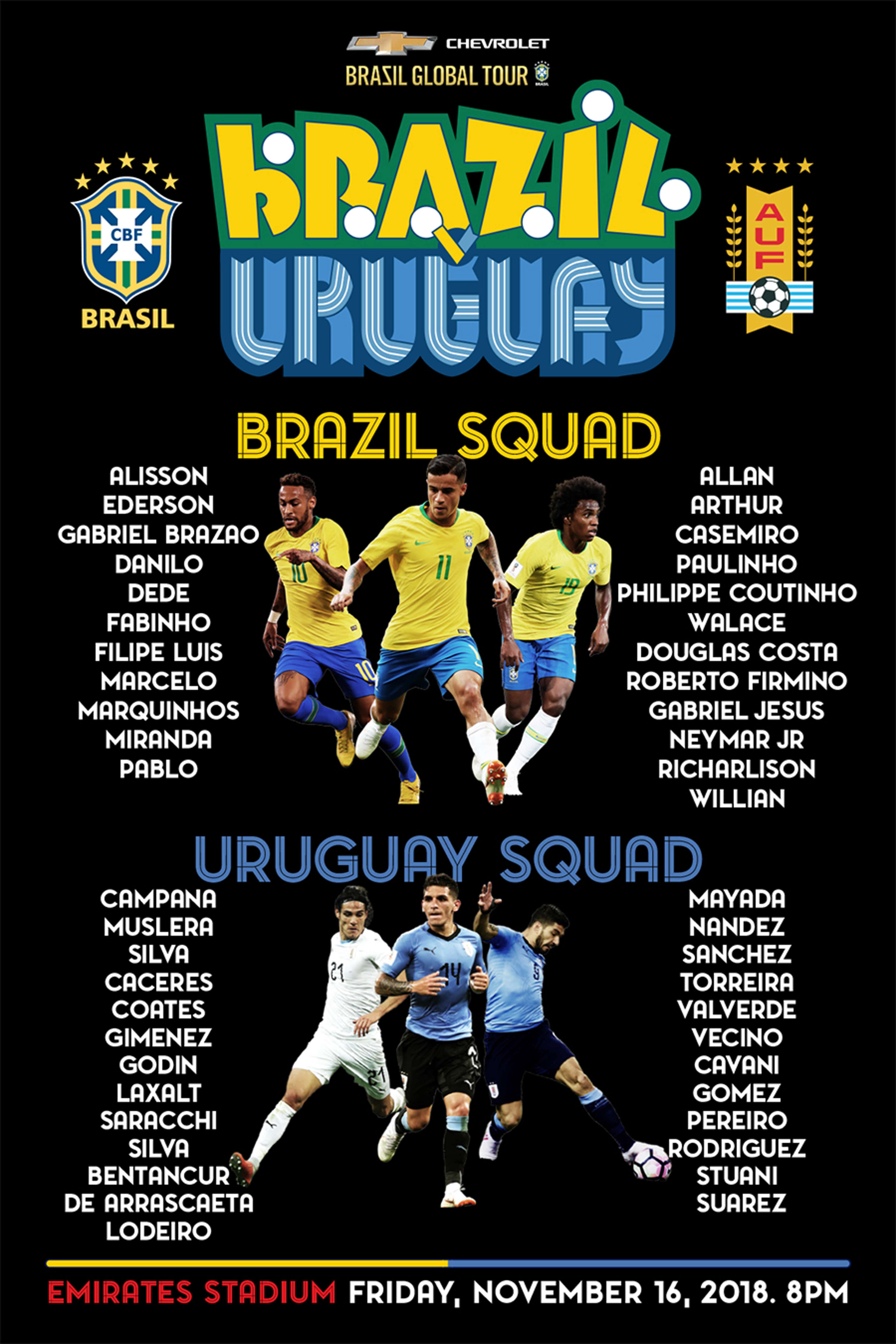 BGT ONLY Brasil x Uruguay
