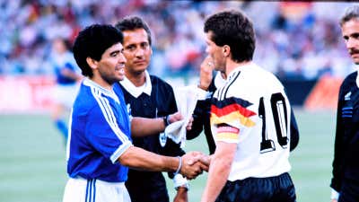ONLY GERMANY Maradona Matthäus 1990