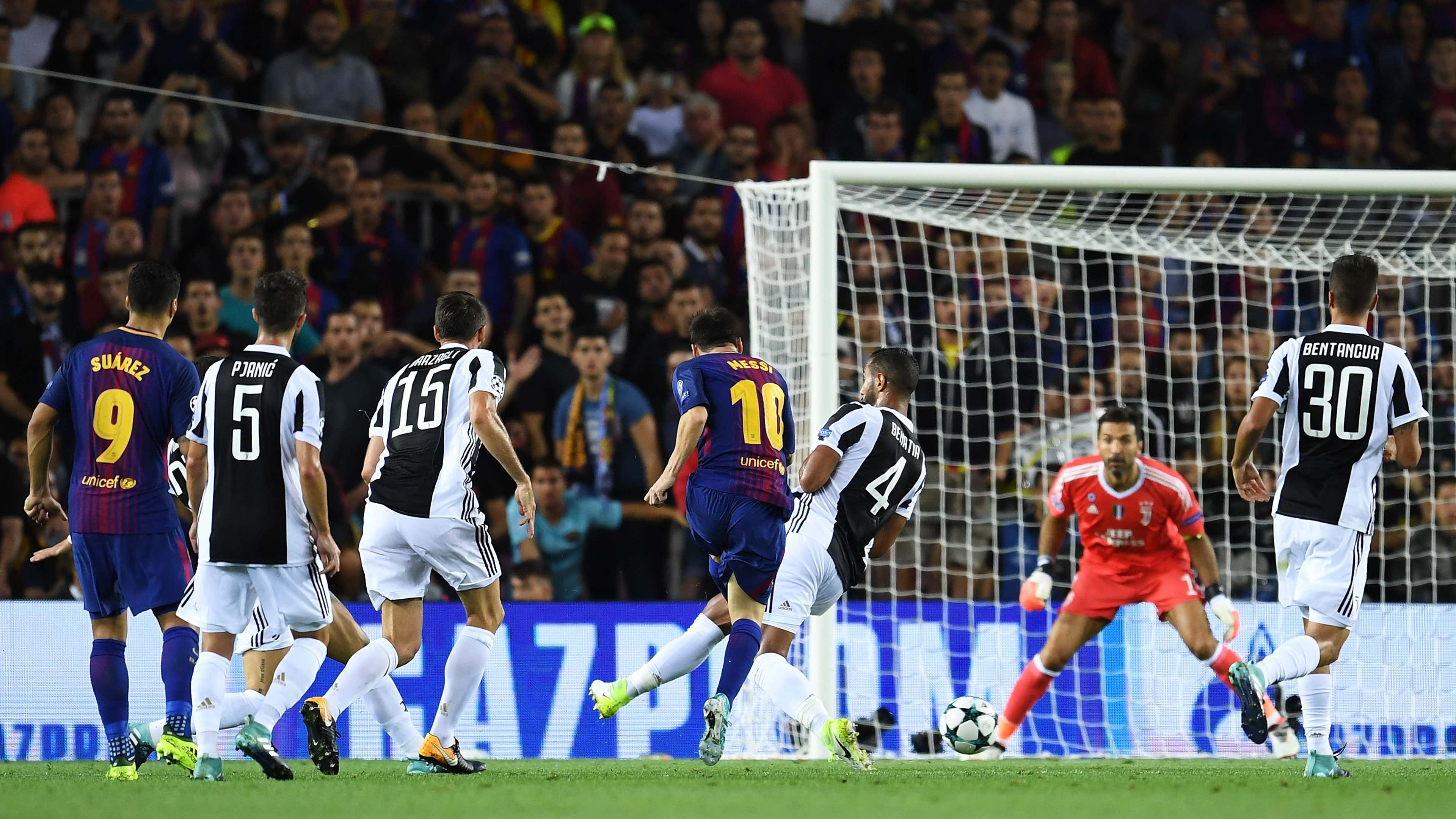 Lionel Messi Gianluigi Buffon Gol Barcelona Juventus Champions League 12092017
