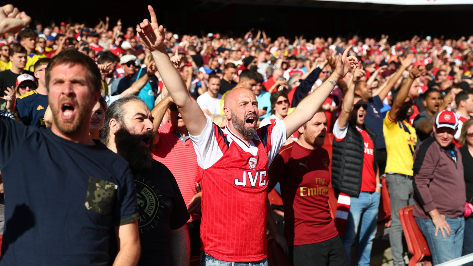 Arsenal fans Emirates Stadium 2019-20