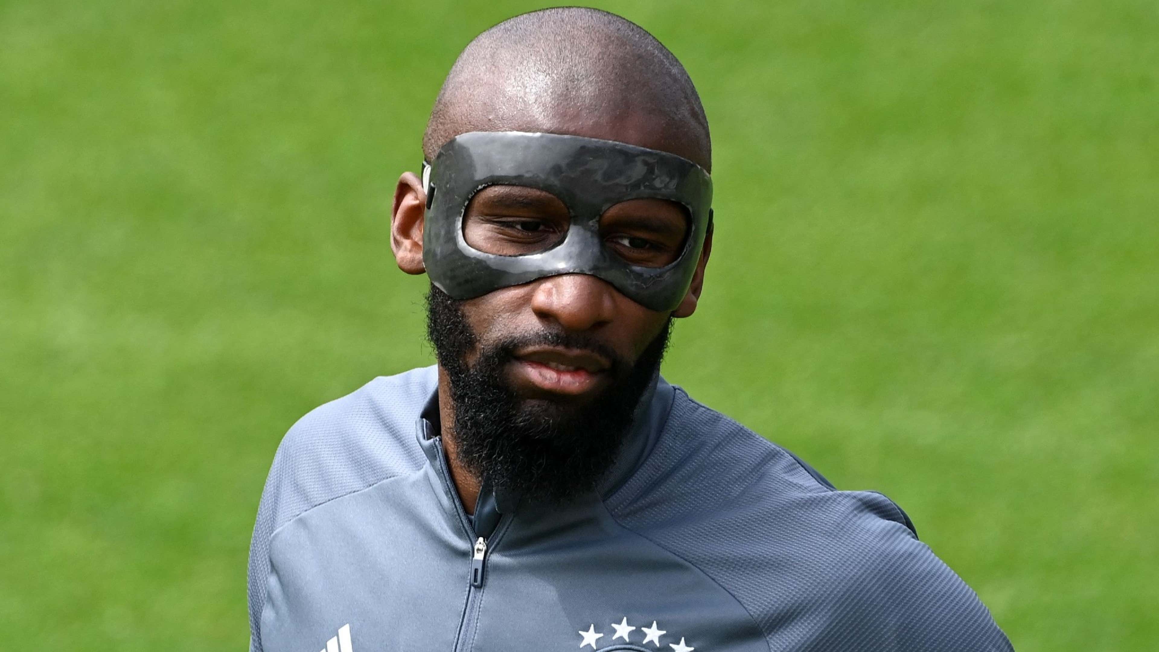 Why is Germany's Antonio Rudiger wearing a face mask at Euro 2020?