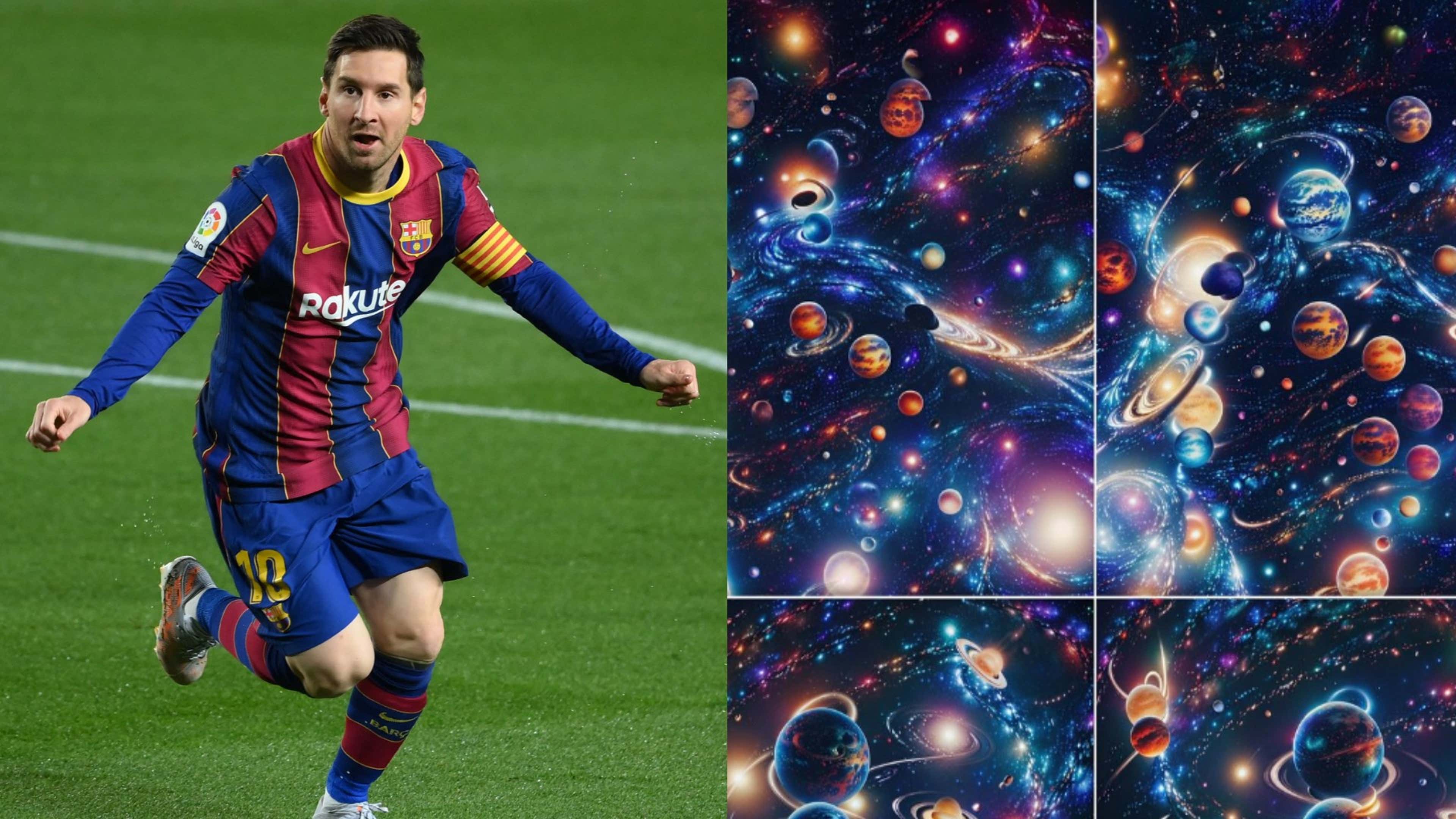 Lionel Messi AI images Barcelona