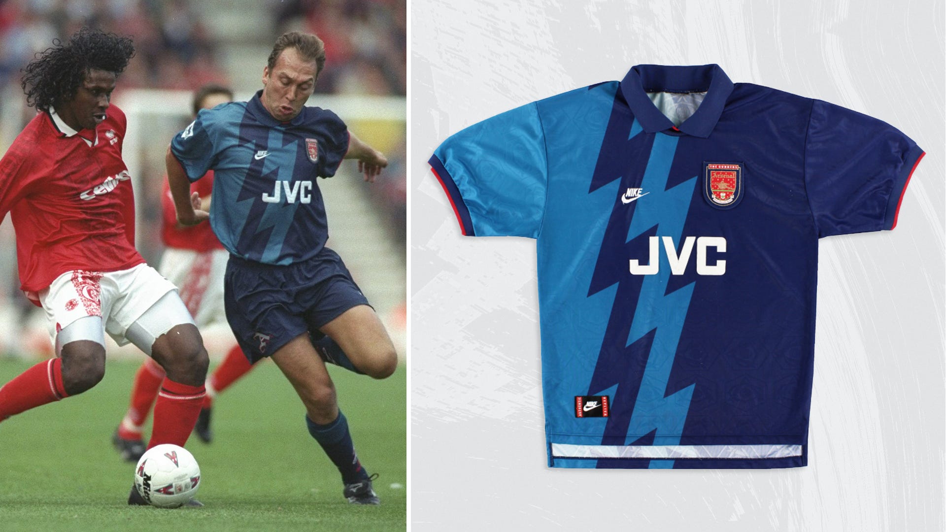 Arsenal アーセナル 95/96シーズン アウェイユニフォーム - ウェア