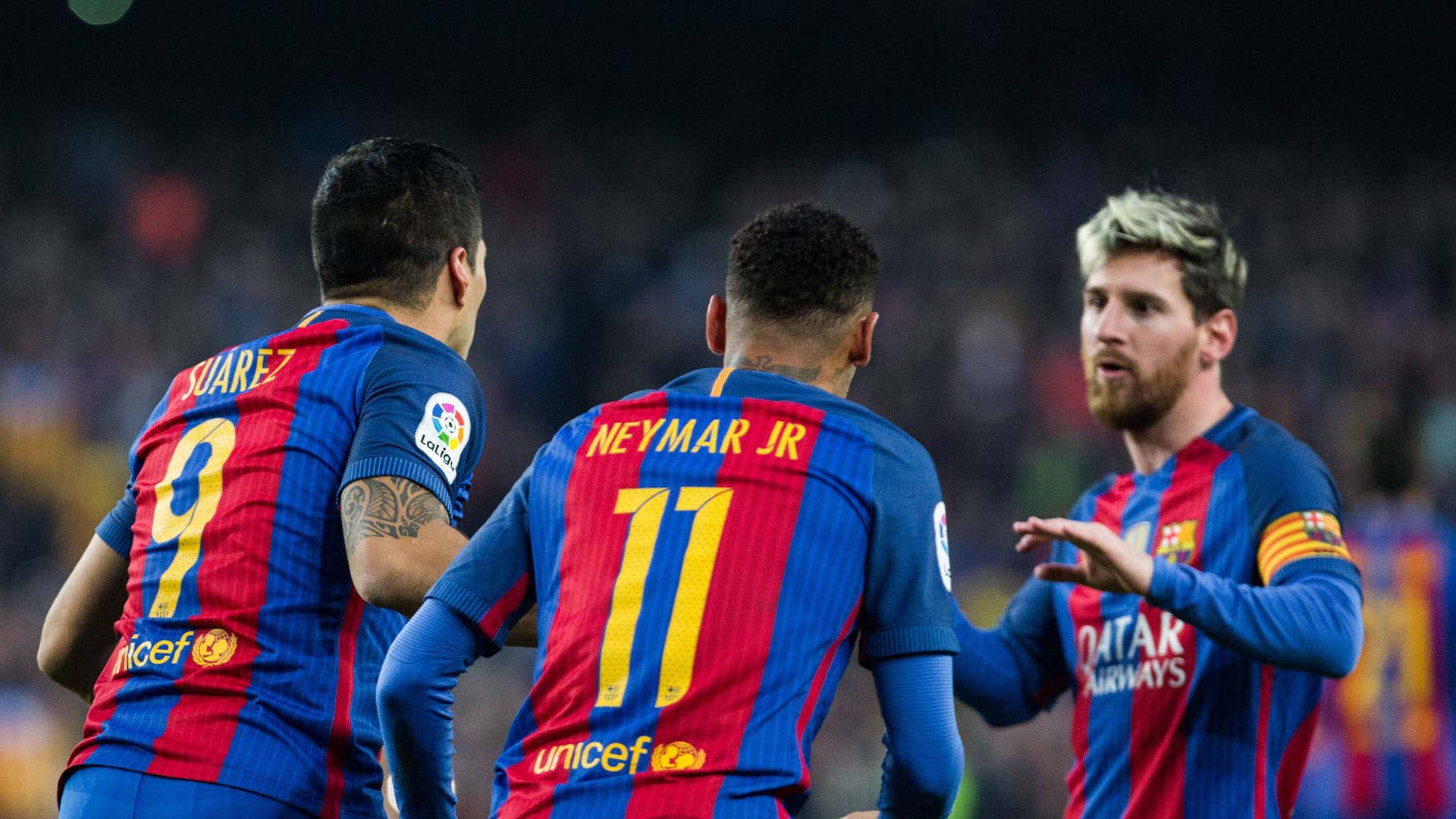MSN: MSN - đội hình tấn công nguy hiểm của Barcelona với Lionel Messi, Luis Suarez và Neymar. Xem lại những màn trình diễn tuyệt vời của ba ngôi sao này khi họ đưa Barca đến đỉnh vinh quang với các danh hiệu La Liga, UEFA Champions League và FIFA Club World Cup.