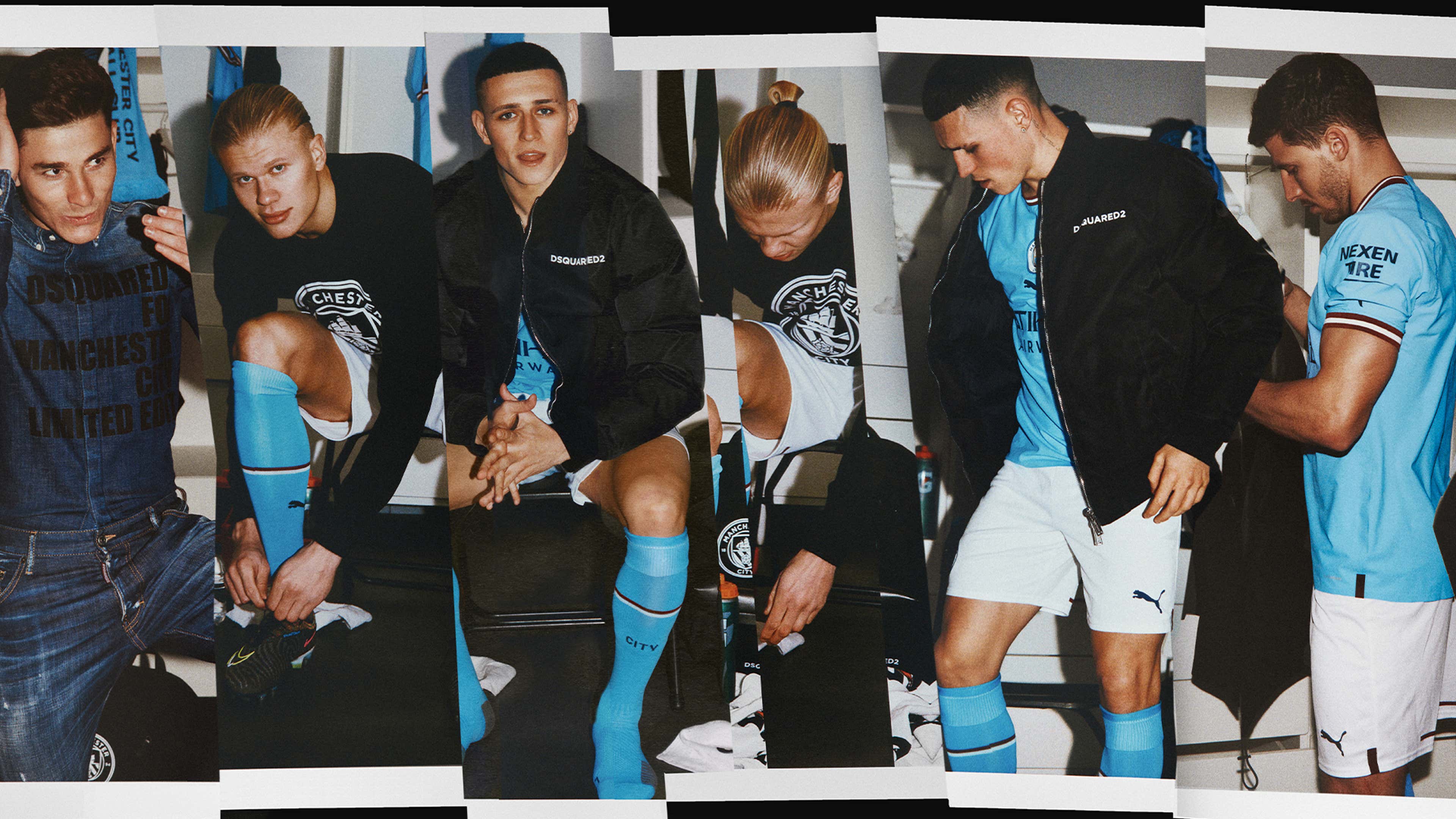 Dsquared2 and Manchester City team up for an exclusive capsule