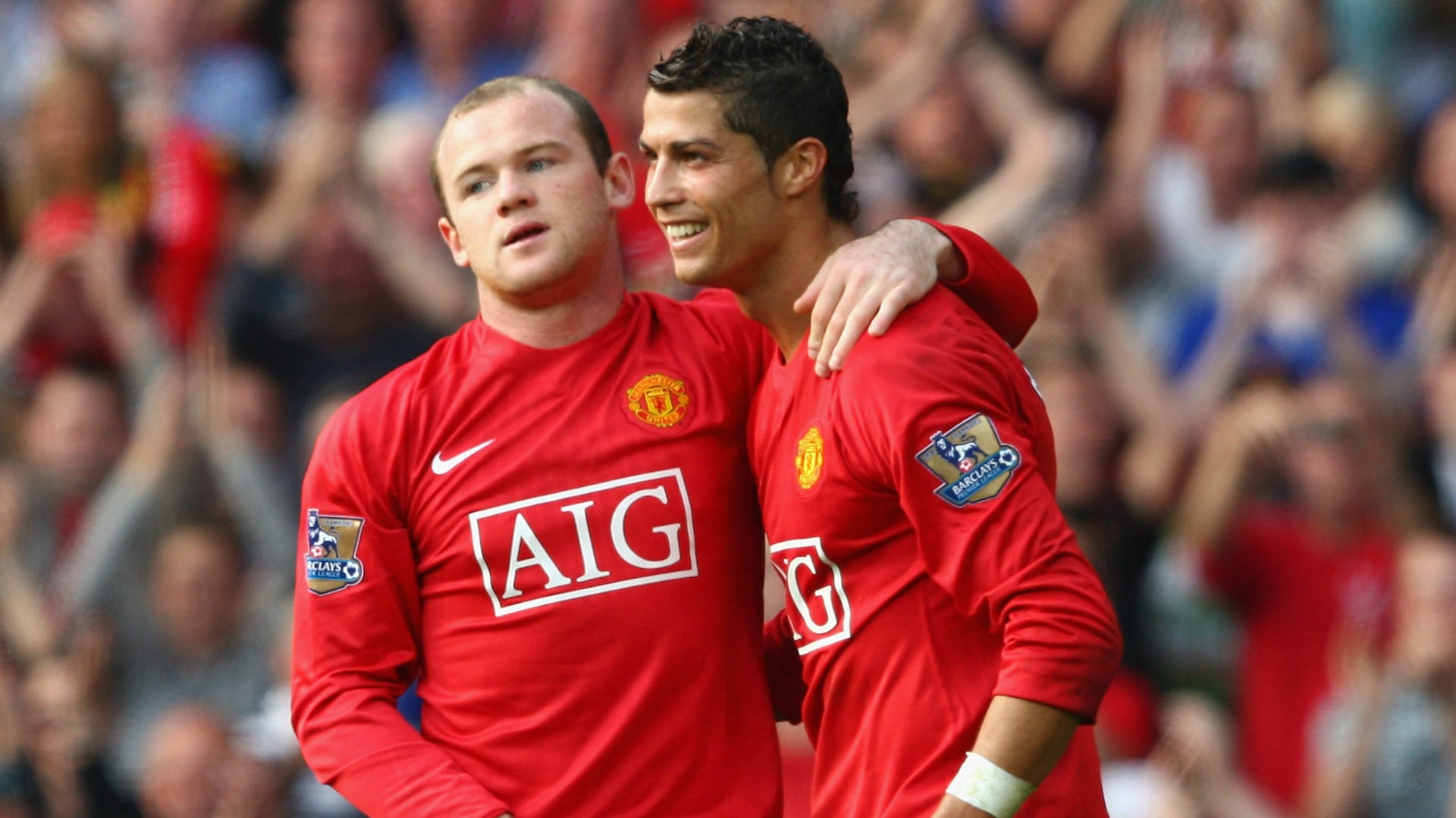 Wayne Rooney Cristiano Ronaldo Manchester United Premier League