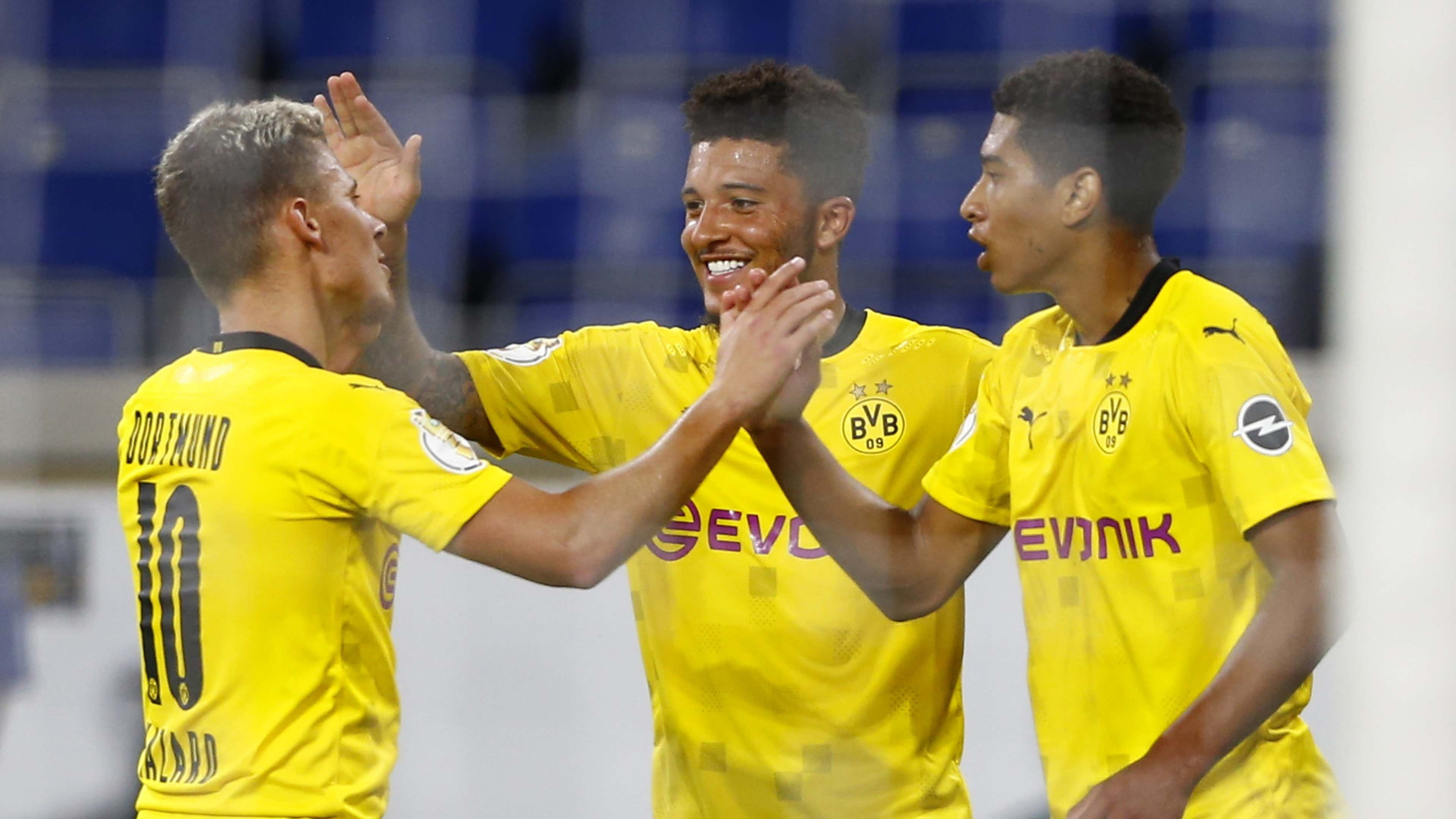 Thorgan Hazard, Jadon Sancho, Jude Bellingham, Borussia Dortmund 2020-21