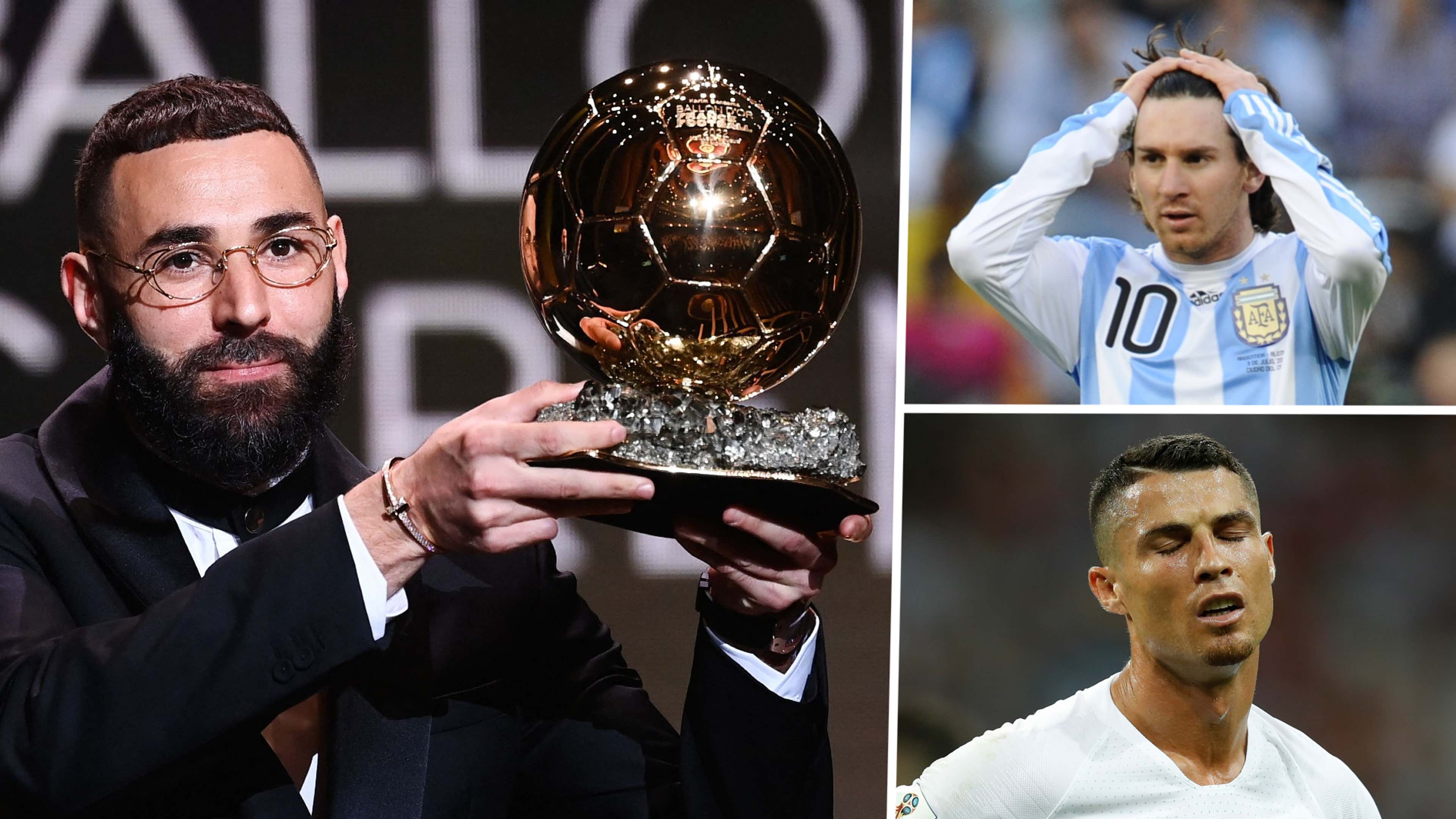 Benzema Ballon d'or malédiction Coupe du monde Messi Ronaldo
