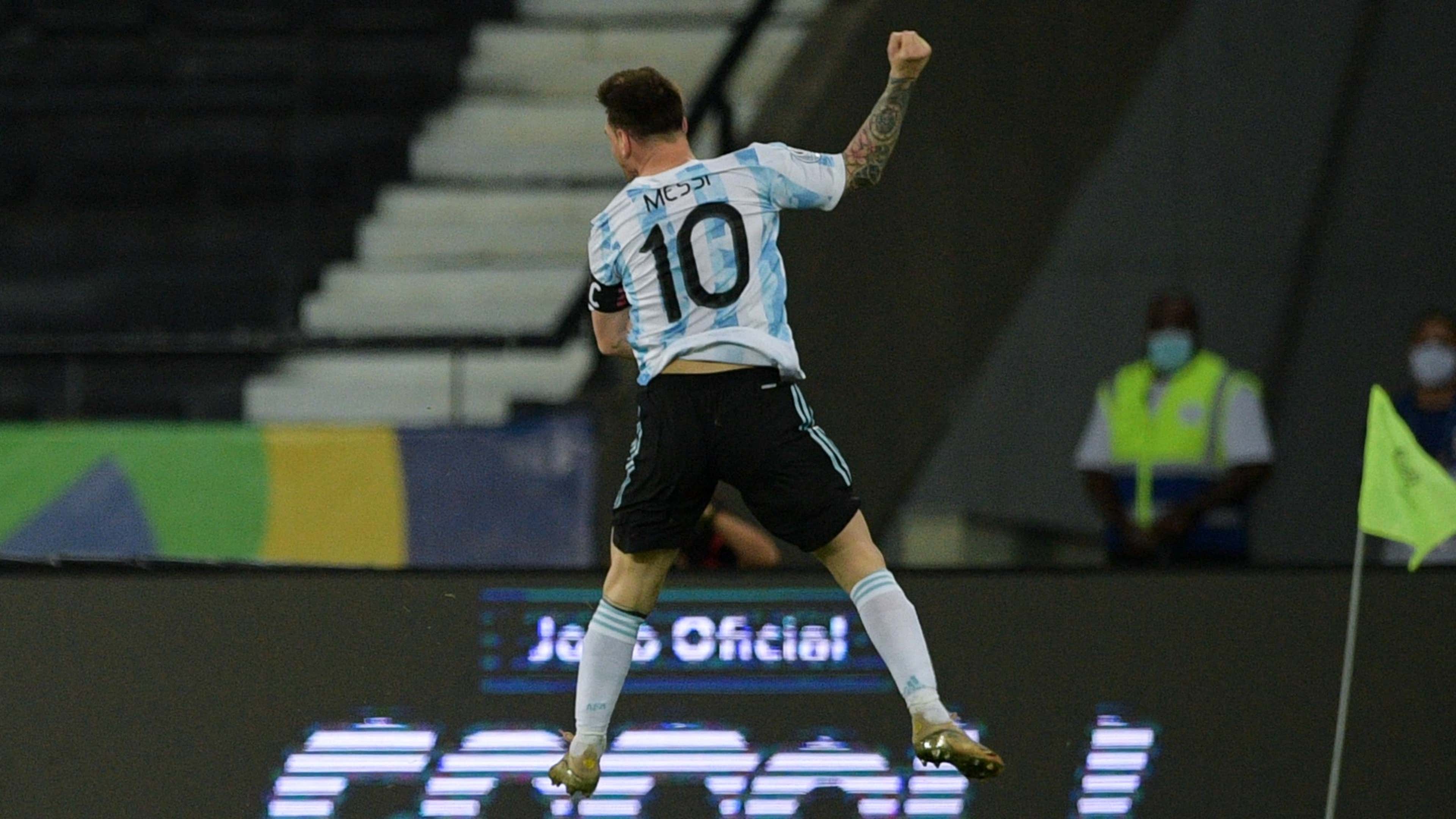 Messi Argentina Chile Fecha 1 Grupo A Copa America 2021