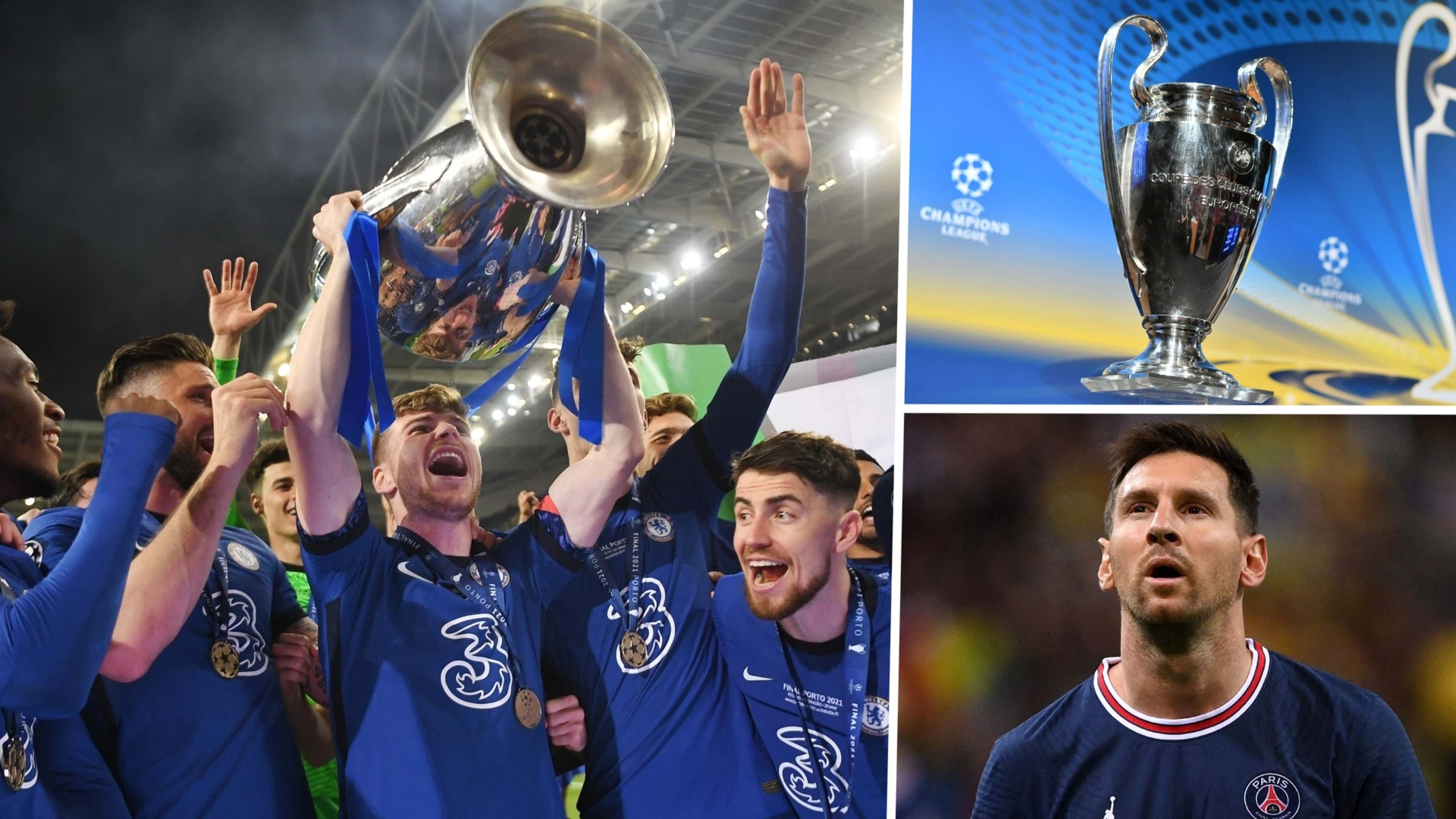 Qual é a premiação da UEFA Champions League 2021/22?