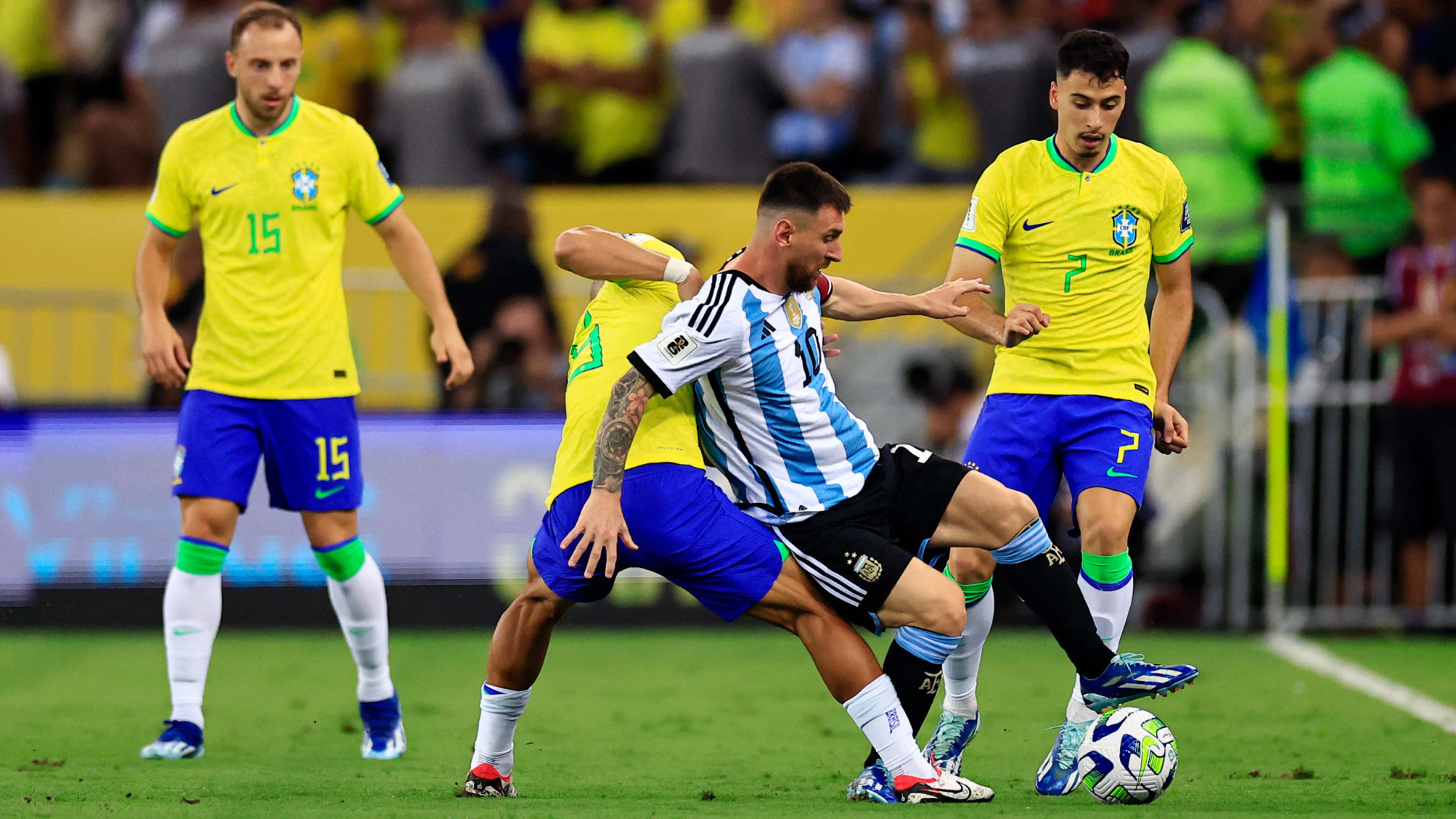 Brazil v Argentina - Messi