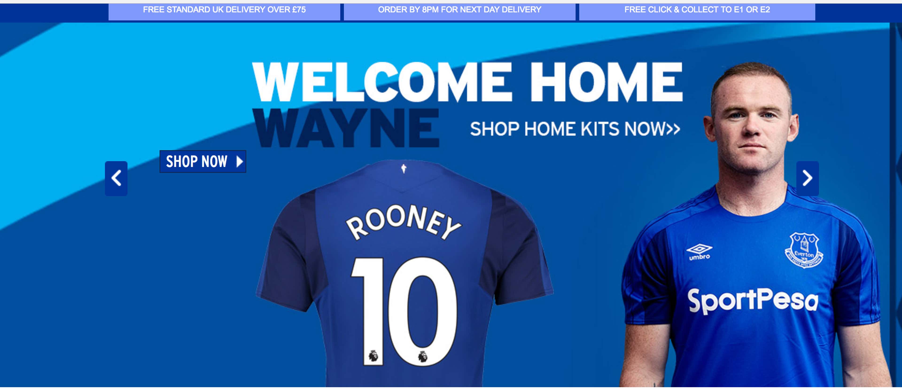 Penetrar creativo danés El Everton revela el dorsal que usará Wayne Rooney | Goal.com Colombia
