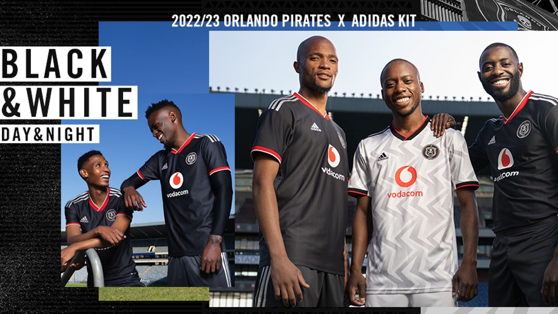 2020/21 Orlando Pirates x adidas Home & Away Jersey Kit Reveal