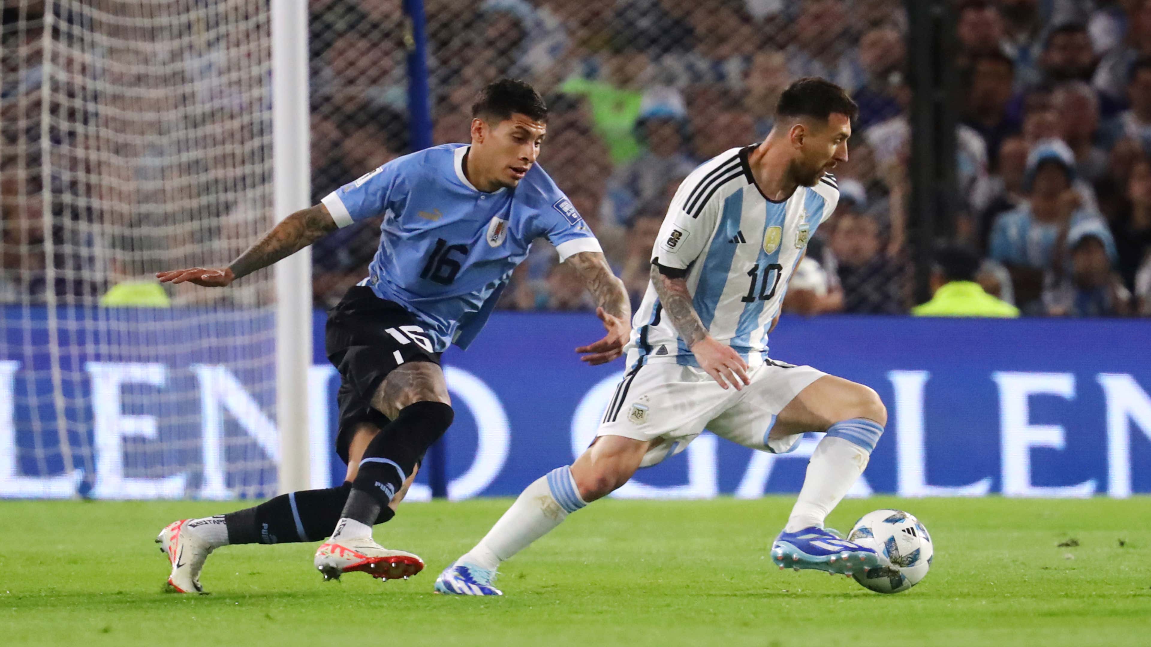 Lionel Messi Argentina Uruguay Eliminatorias Sudamericanas 16112023