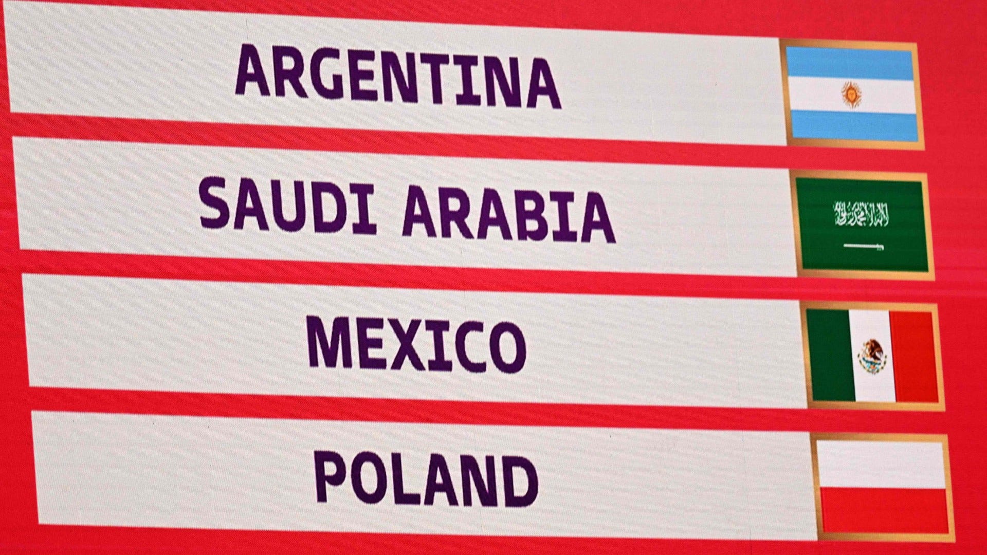 2022 World Cup Group C – Argentyna, Arabia Saudyjska, Meksyk i Polska: daty, godziny, transmisja telewizyjna i transmisja na żywo meczów