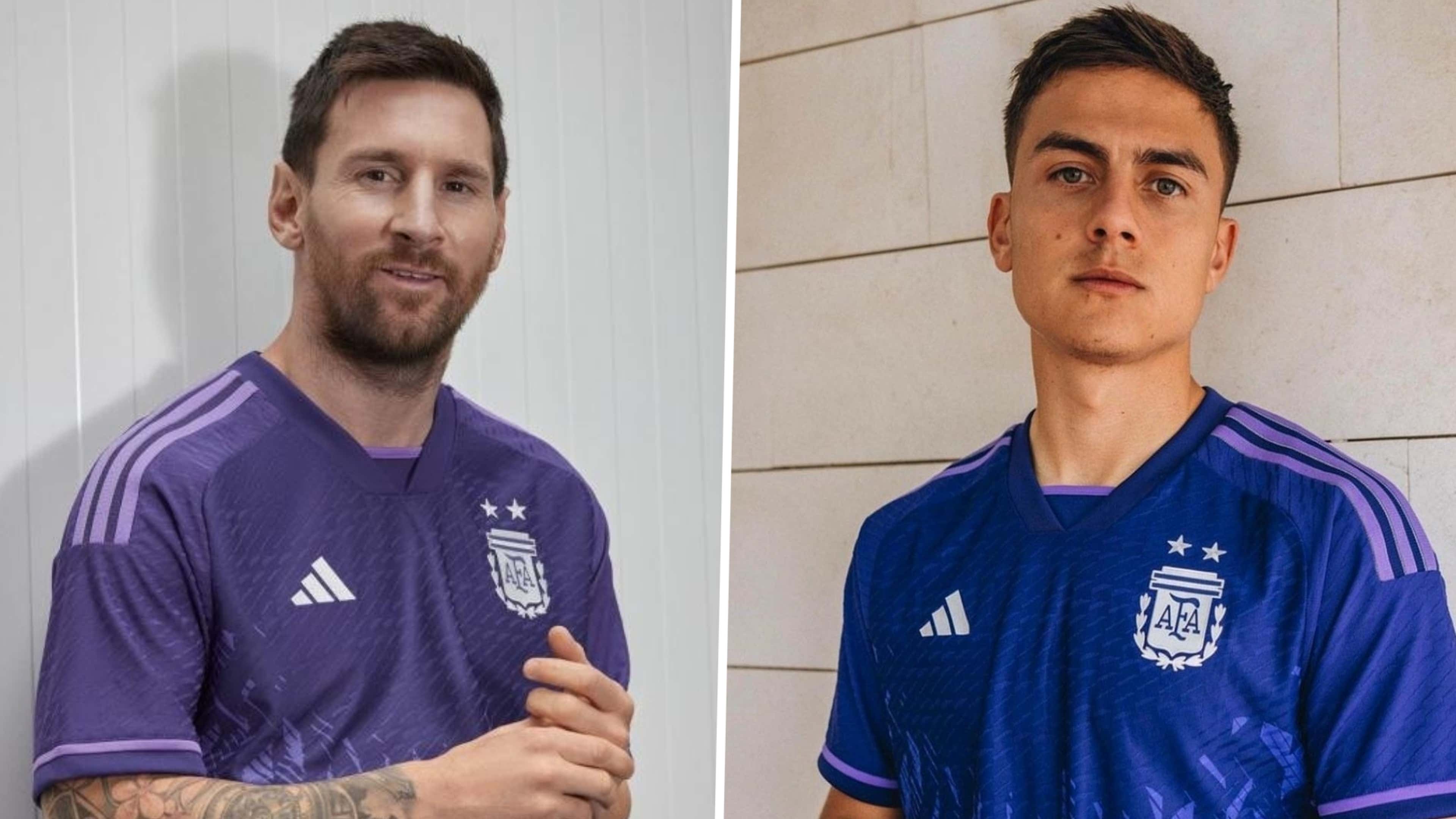 Why is Argentina's World Cup away shirt purple? - AS USA