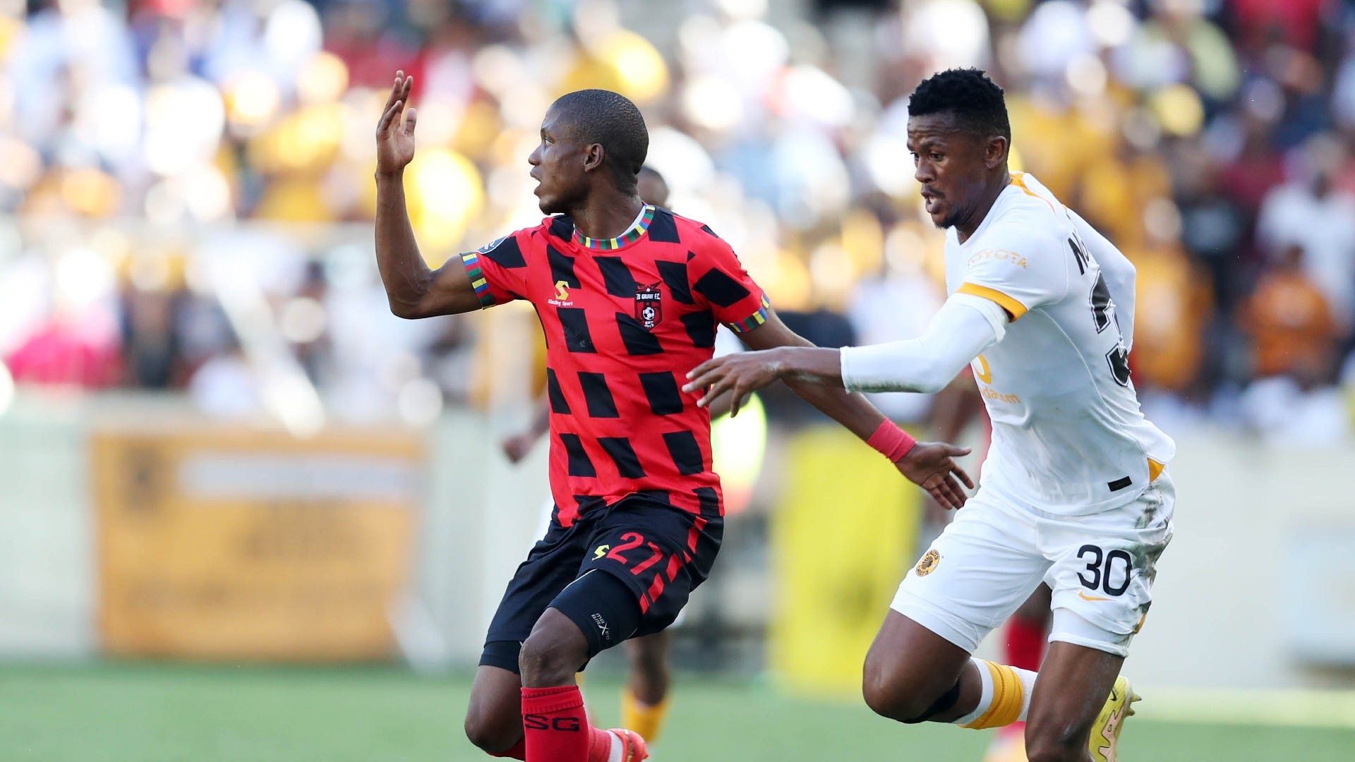  Kaizer Chiefs failed to take advantage of their numerical superiority over TS Galaxy who held the Soweto giants to a 0 0 draw in Sunday s PSL clash WHAT HAPPENED The Soweto giants were left to rue to their missed chances in a match played at Mbombela Stadium with the two teams having drawn 2 2 in the first round league clash last October in Johannesburg Chiefs started the match brightly and they created the better chances but they were frustrated by Galaxy s Bosnian goalkeeper Vasilije Kolak who pulled off fabulous saves to deny Keagan Dolly and Sifiso Hlanti before Ashley du Preez missed a sitter The visitors continued to dominate the game after the restart putting the Rockets defence under pressure The hosts were reduced to 10 players after Marks Munyai was dismissed for making a reckless challenge on Bonfils Caleb Bimenyimana who had to be substituted due to the bone crunching tackle Galaxy then sat back and stood firm thwarting Chiefs who were limited to long range shots which either missed the target or were easily gathered by Kolak Ultimately the game ended in a 0 0 draw and Galaxy moved up to the 10th spot on the PSL standings after containing a blunt Chiefs side ALL EYES ON Siyabonga Ngezana as the tall centre back surprisingly started at right back ahead of Zitha Kwinika with full backs Dillan Solomons and Reeve Frosler out injured Ngezana produced a solid performance as a makeshift right back neutralizing his former teammate Bernard Parker and Sphiwe Mahlangu who were operating in the left side of the Galaxy attack The 25 year old also made a promising overlapping runs and delivered some decent crosses but his Amakhosi teammates were wasteful in front of goal THE BIGGER PICTURE Chiefs are now undefeated in their last two matches but they failed to make it two wins in a row against Galaxy having brushed aside Royal AM 2 0 last weekend The draw against the Rockets saw Amakhosi remain fifth on the PSL standings as they missed a chance to leapfrog fourth placed Orlando Pirates leaving the two local football heavyweights level on points They are both three points behind third placed Richards Bay as the race to finish in the top three spots hots up WHAT IS NEXT FOR CHIEFS The Glamour Boys will now travel to Harry Gwala Stadium where they are scheduled to face Maritzburg United in a Nedbank Cup Last 32 clash on Friday Chiefs are undefeated in their last four competitive matches against the Team of Choice and they will be looking to extend that run by securing a win in Pietermaritzburg Credit goal com You can read the original article here  