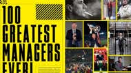 FourFourTwo, 100 greatest managers ever