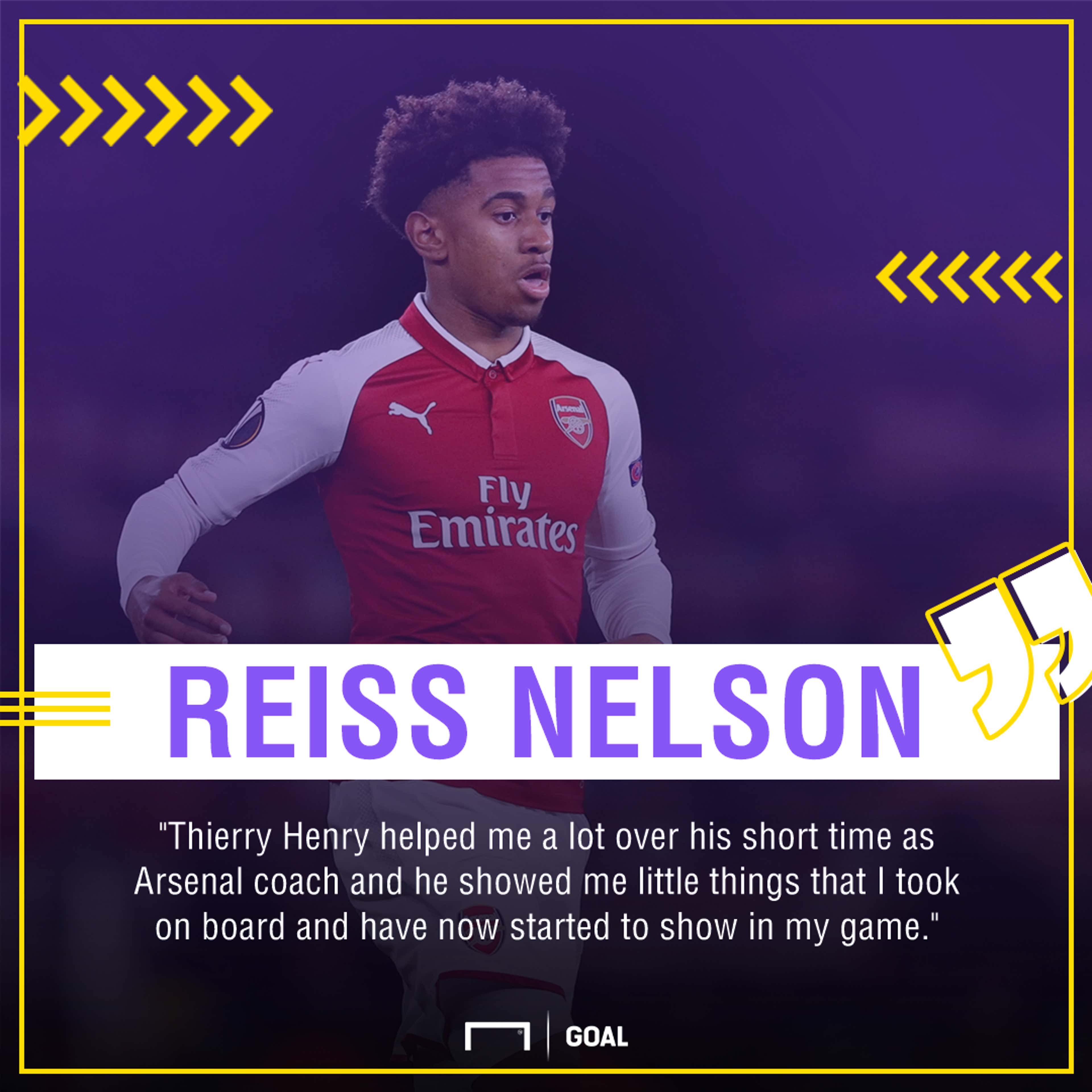 Reiss Nelson Thierry Henry PS