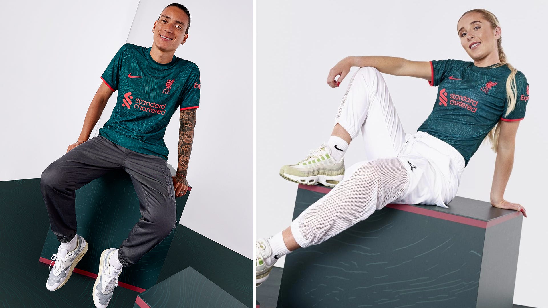 Wave your flag! Liverpool drop banner-inspired green and red third kit for  2022-23 | Goal.com US