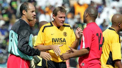 Steve Crawley and Neil Tovey of Kaizer Chiefs