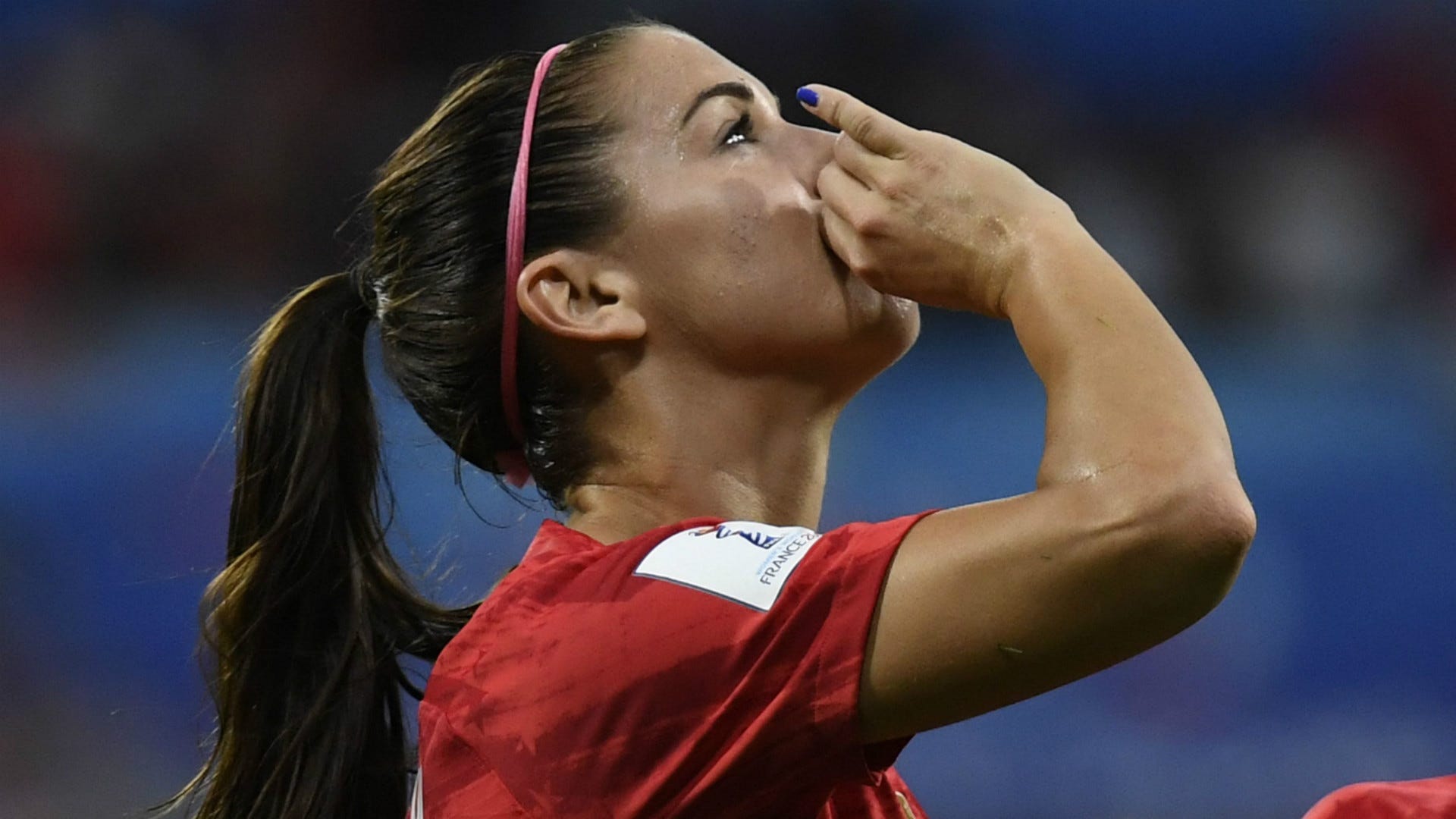 What is the Alex Morgan tea sipping celebration? USWNT & Tottenham star's  goal gesture explained 