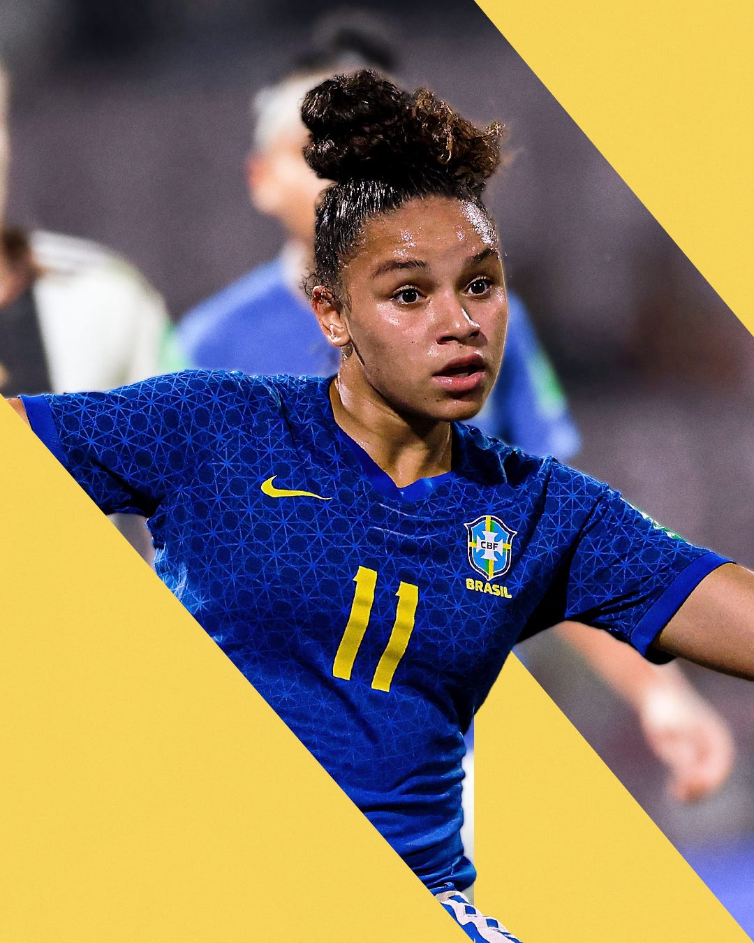 Neymar Jr 10 Brazil 2022-23 Women Home Jersey National Team World Cup -  Praise To Heaven