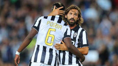 Andrea Pirlo Paul Pogba Juventus 2014