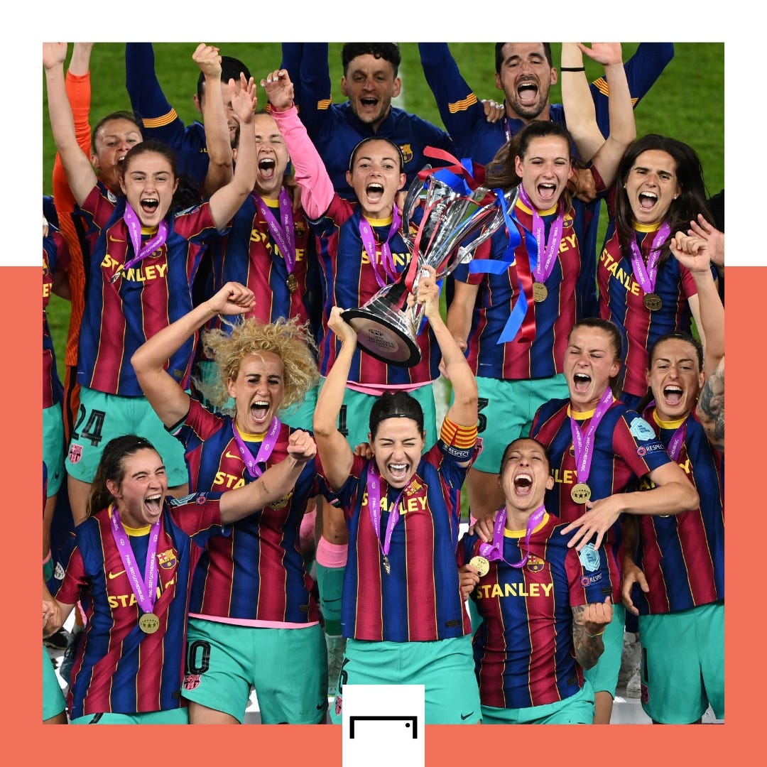 Barcelona UEFA Women's Champions League final GFX