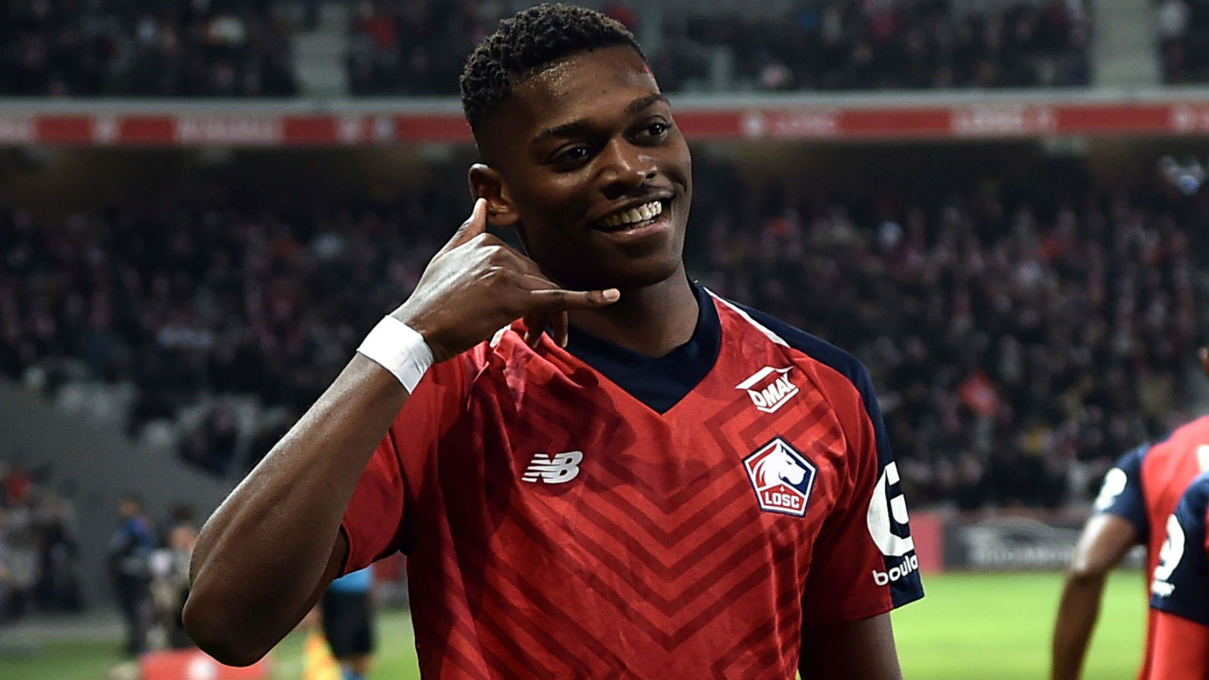 AC Milan confirm €35m Rafael Leao signing from Lille | Goal.com English ...