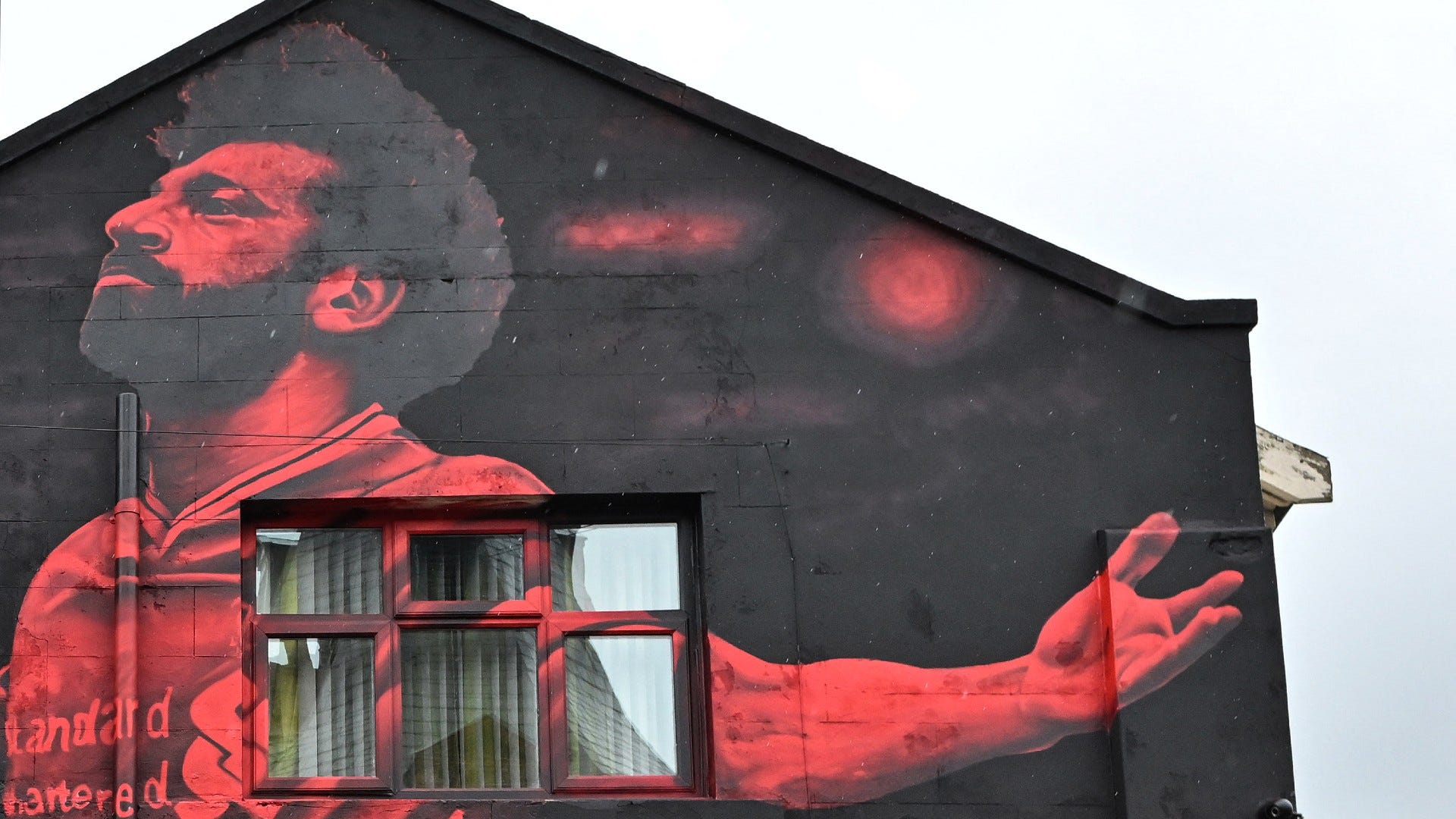 Incredible Salah mural created close to Anfield as Liverpool forward gets  special tribute  South Africa