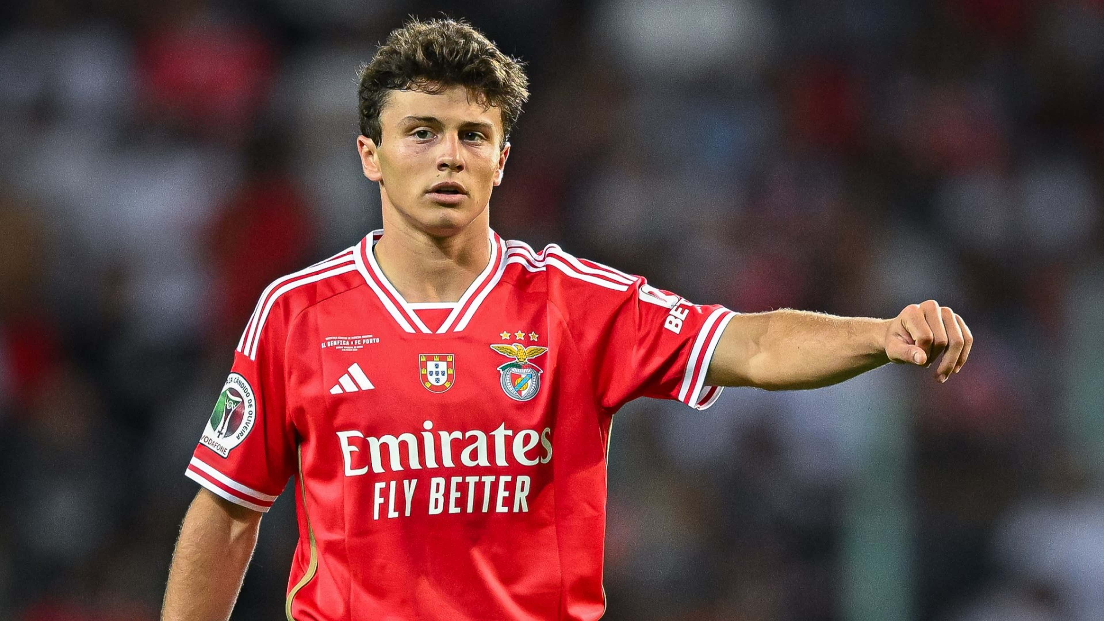 Joao Neves hints at leaving Benfica amid links with Manchester United.