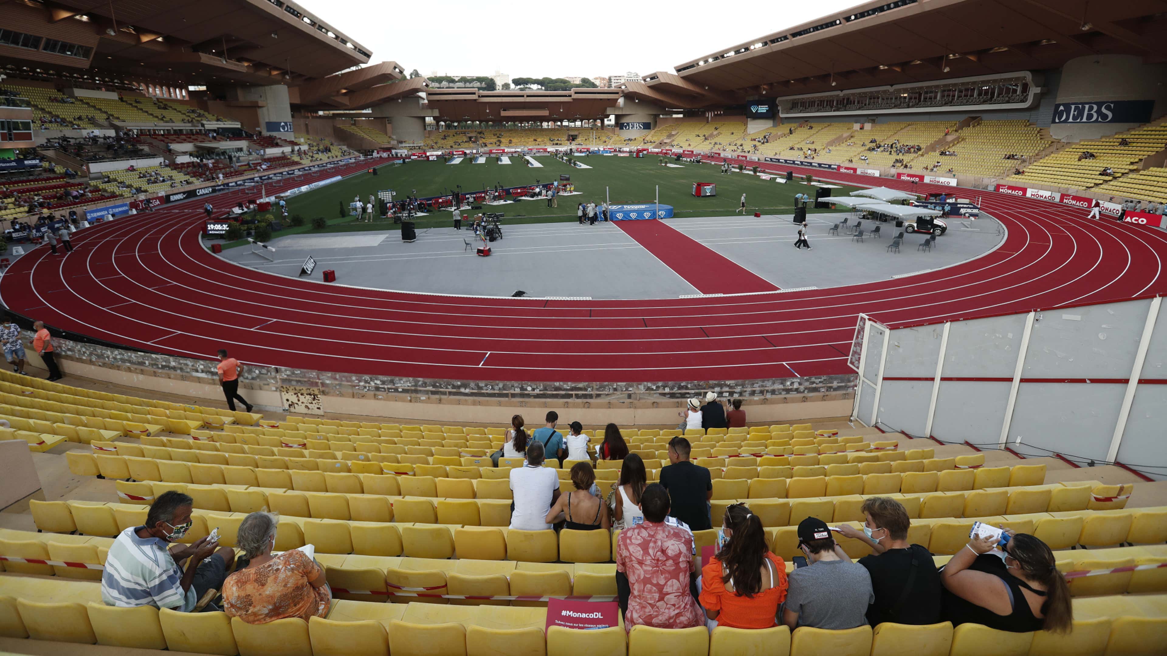 Stade Louis-II Monaco Sièges jaunes
