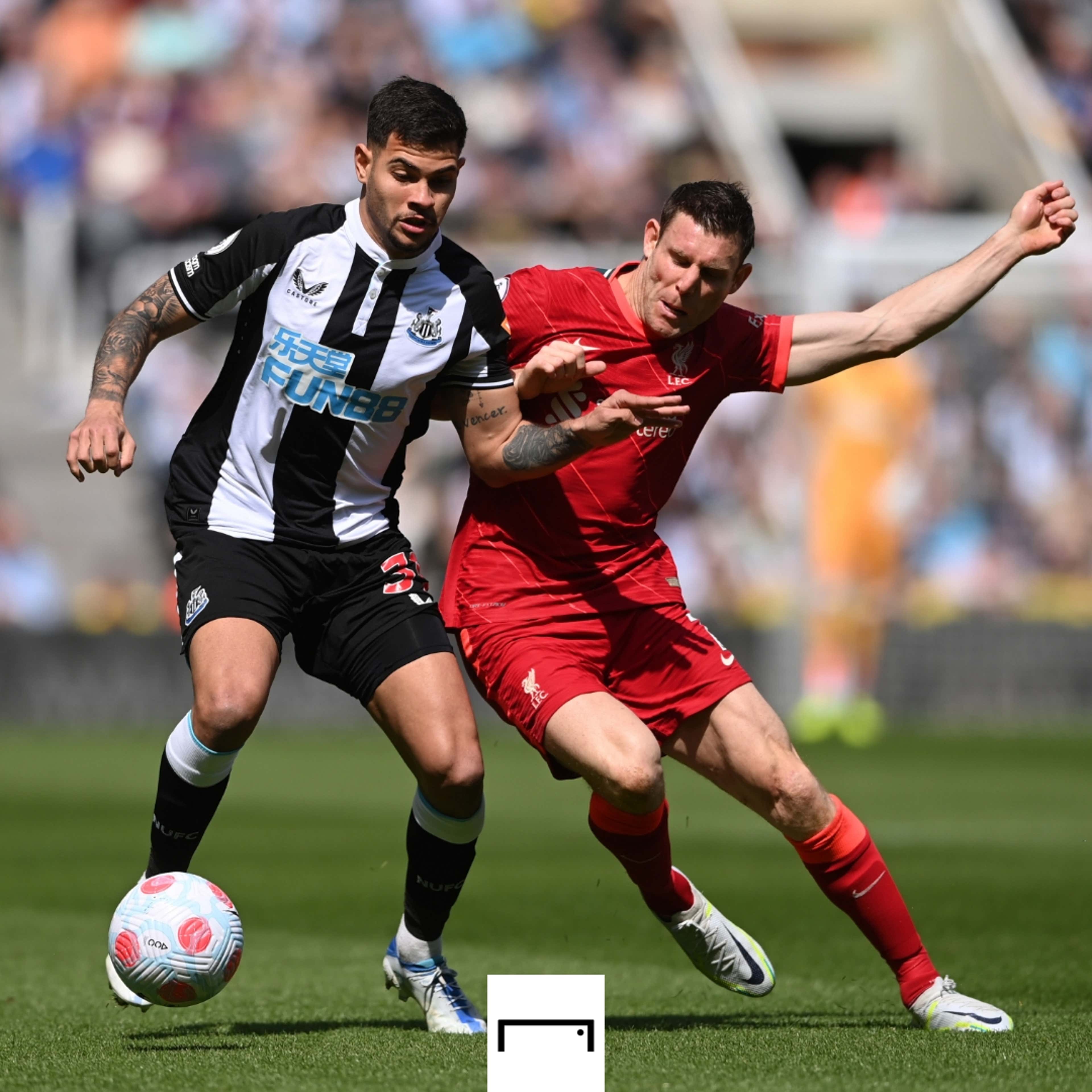 Bruno Guimaraes James Milner Newcastle Liverpool Premier League 2021-22 GFX