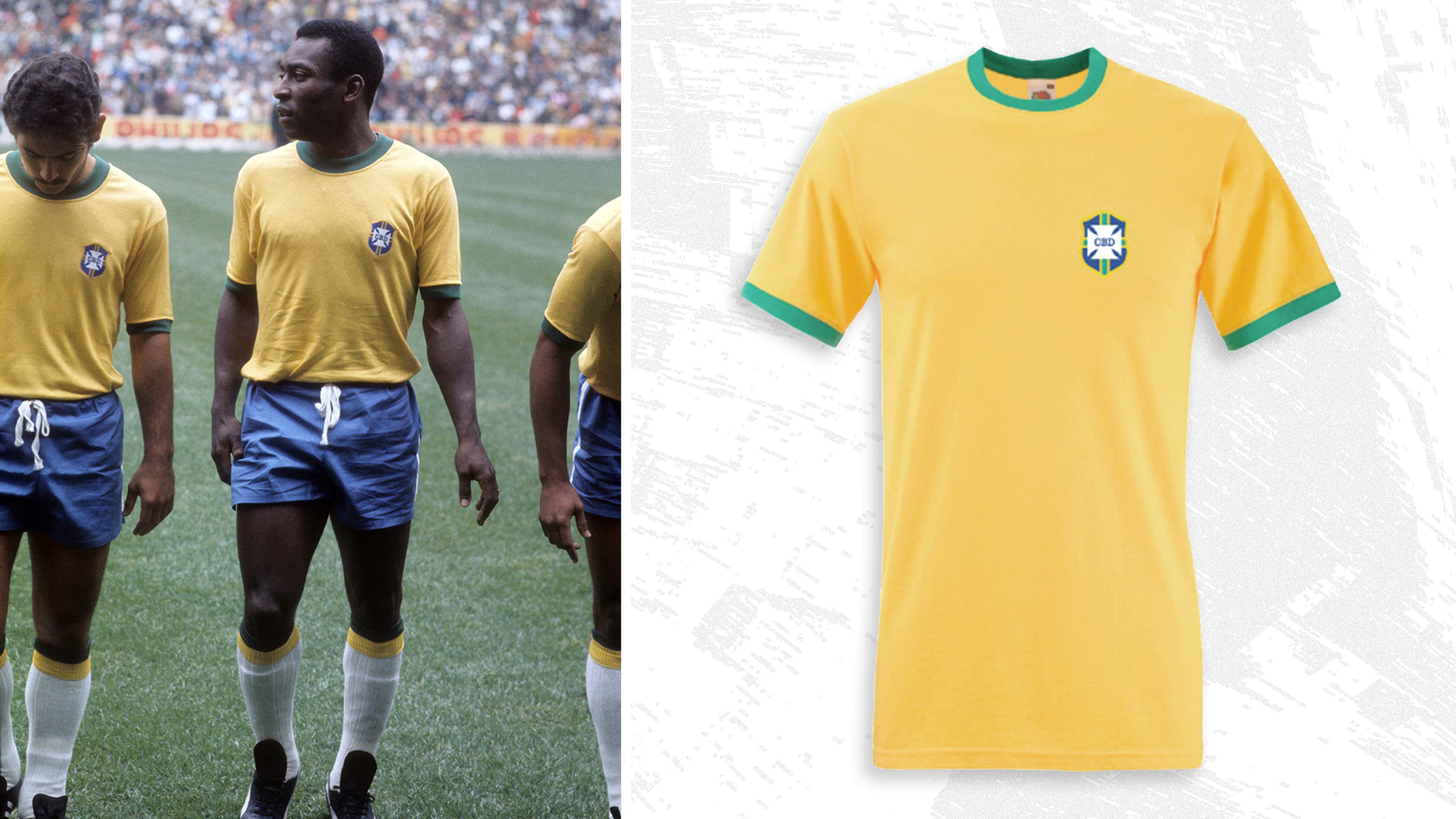 Brazil 1970 Away Kit