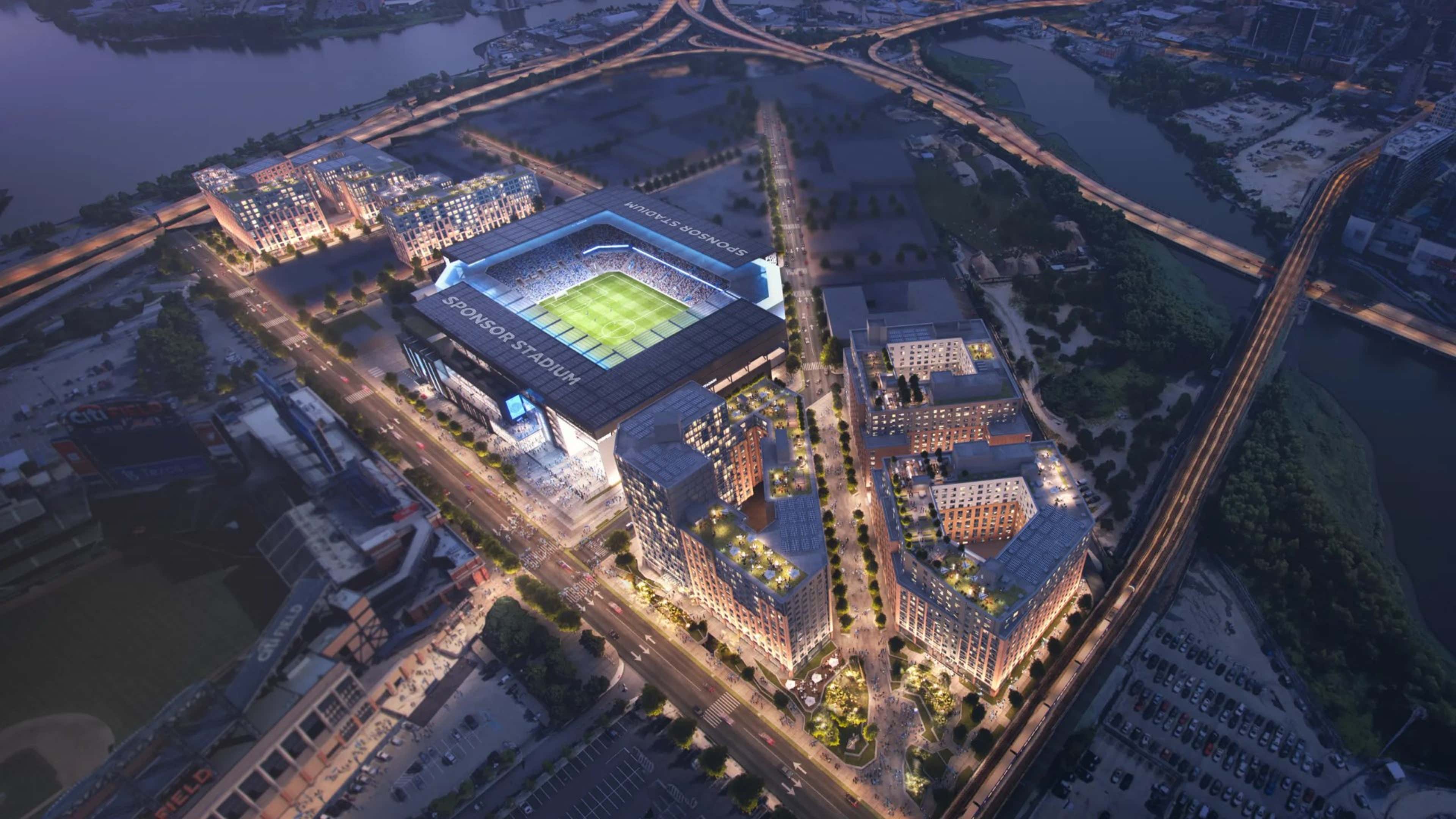 New York's new $780 million soccer stadium renderings look beautiful - with  NYCFC wanting to open privately financed venue by 2027