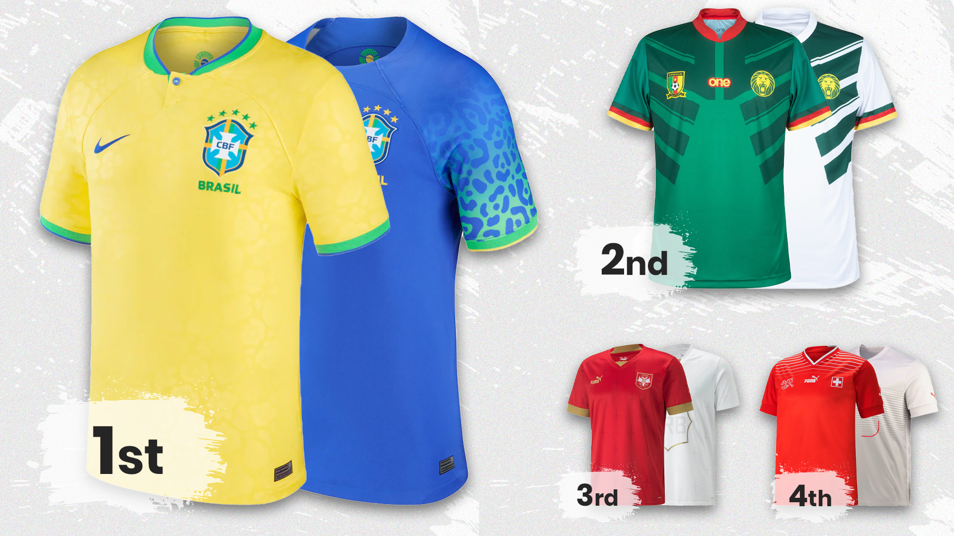 Here is our World Cup 2022 jersey ranking