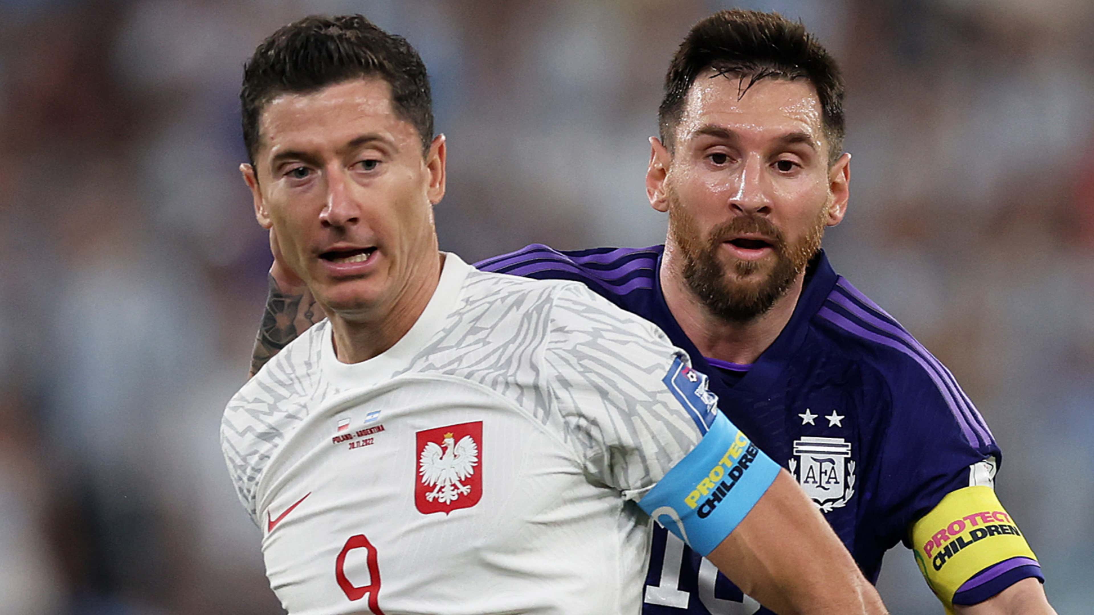 Robert Lewandowski Lionel Messi Poland Argentina 2022 World Cup