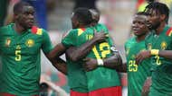Cameroon celebrate.