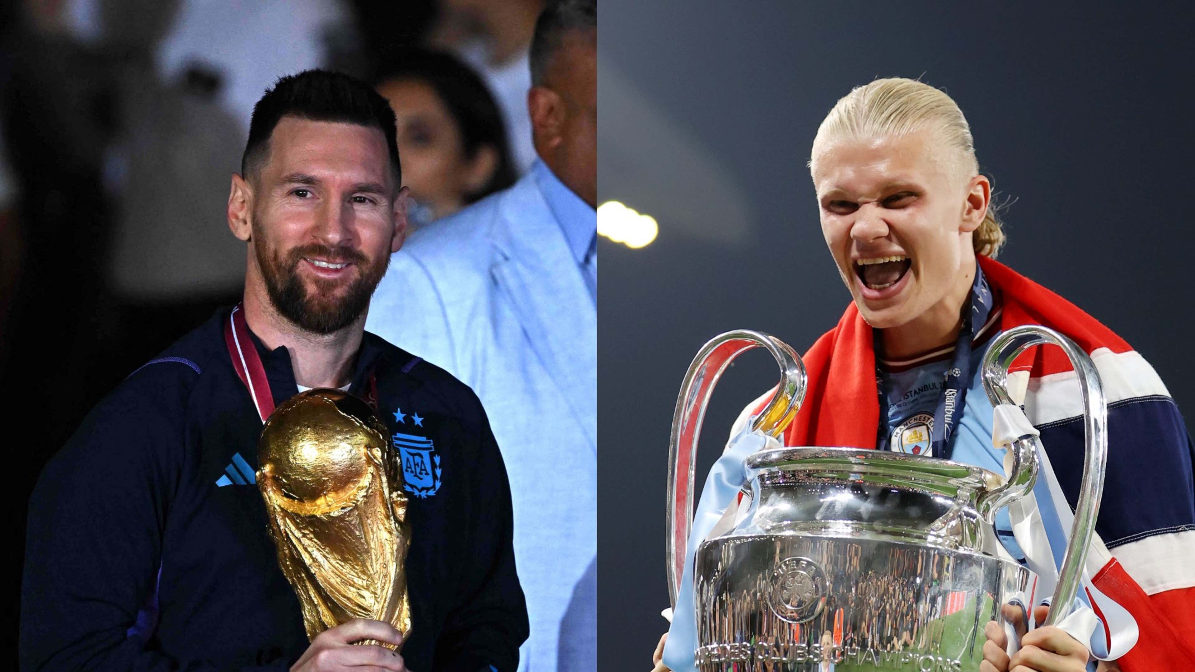 Erling Haaland weighs in on Cristiano Ronaldo vs Lionel Messi