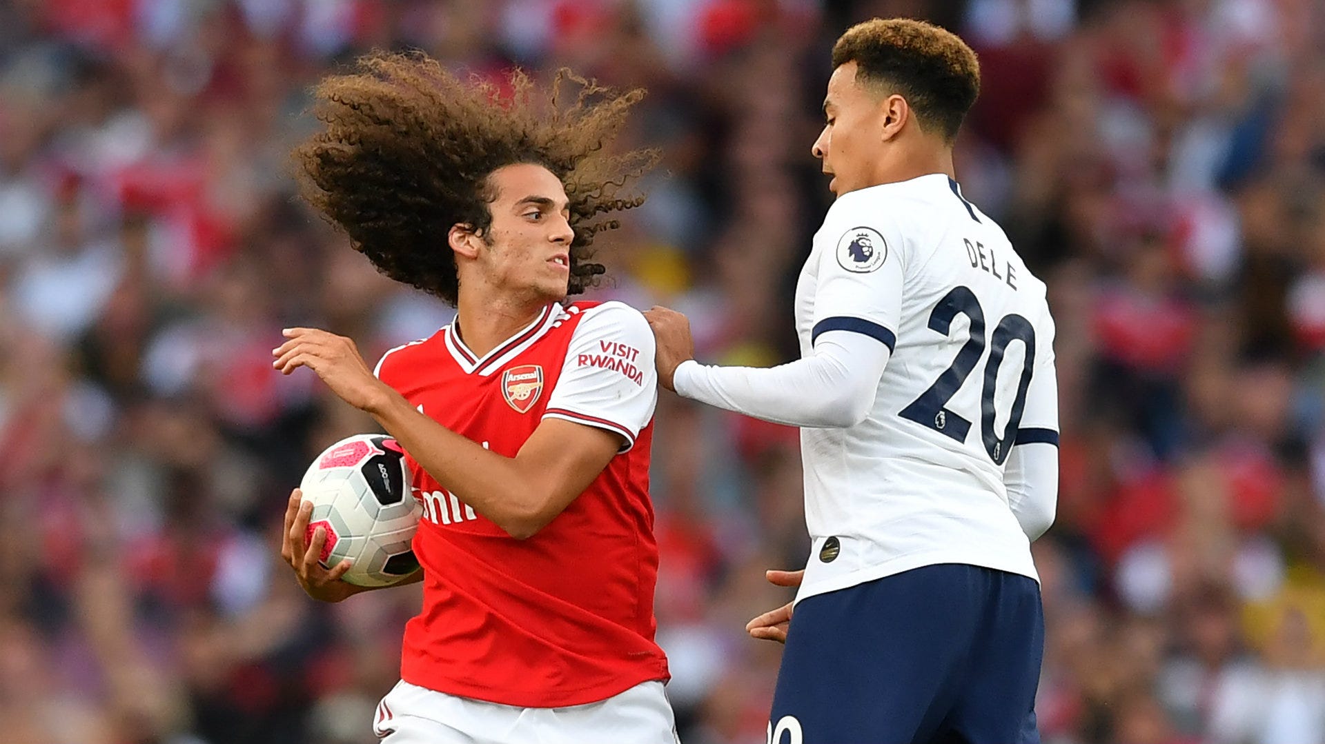 Matteo Guendouzi Arsenal vs Tottenham 2019-20