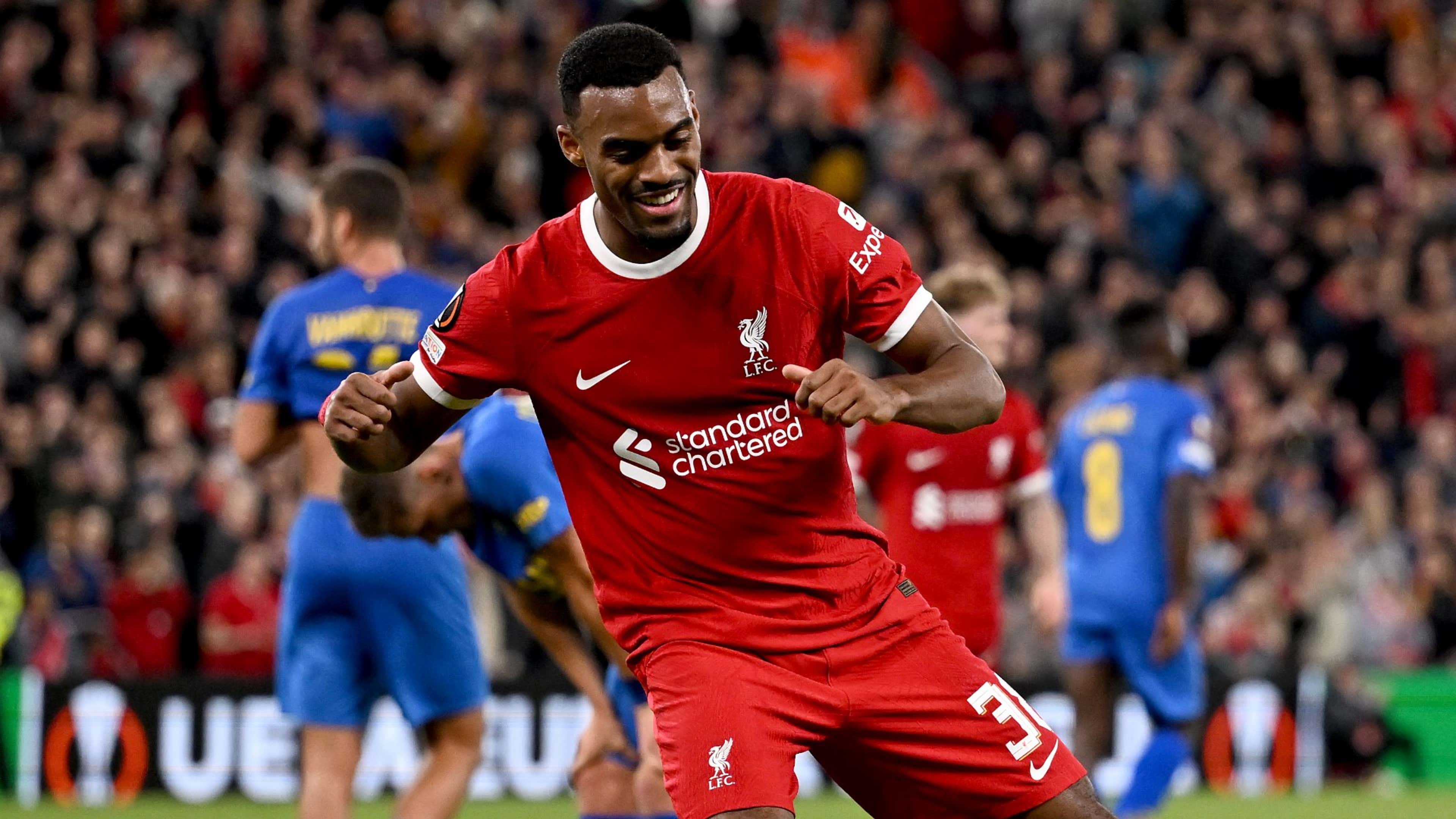 Liverpool player ratings vs Union Saint-Gilloise: Ryan Gravenberch deserves  a Premier League opportunity! Reds midfielder makes case to replace  suspended Curtis Jones with match-winning Europa League outing | Goal.com  India