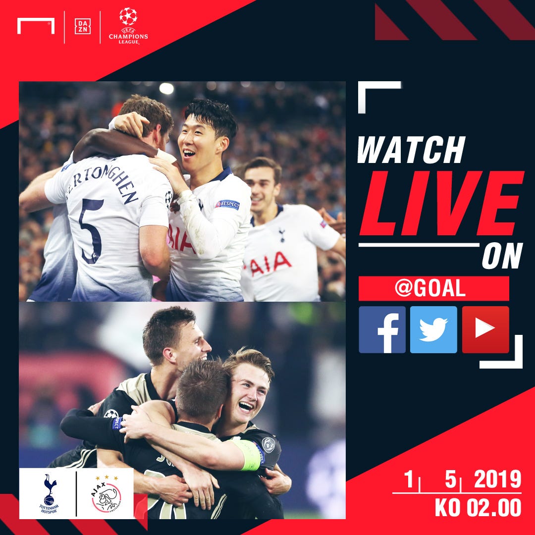 Light maniac Bone UEFA Champions League: How to watch live streaming of Tottenham v Ajax &  Barcelona v Liverpool | Goal.com US