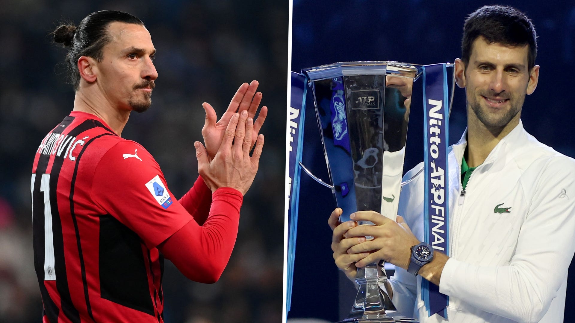 WATCH Champion vibes only! World Cup absentee Ibrahimovic meets Djokovic after tennis stars ATP Finals triumph Goal US
