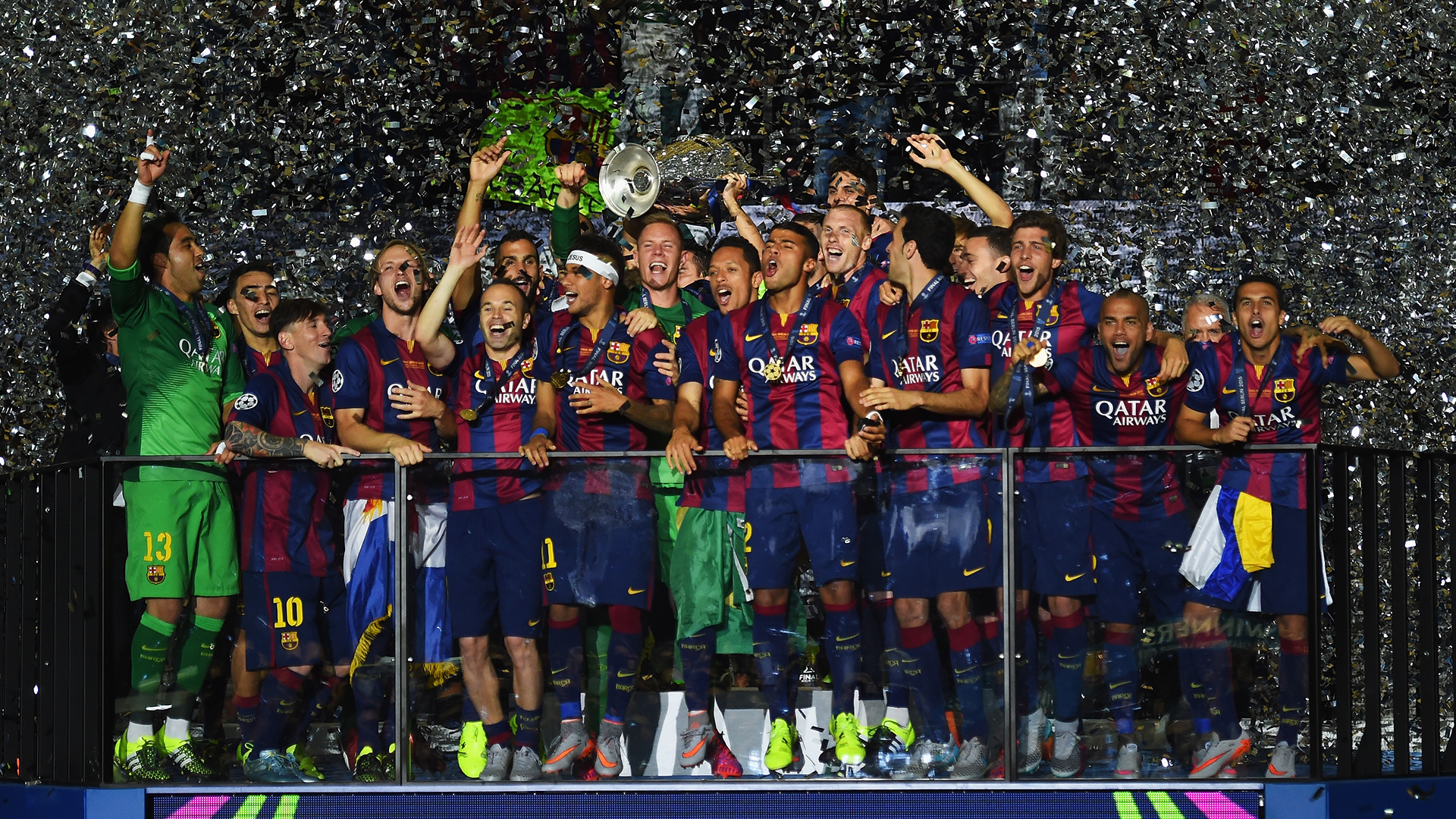 Barcelona 2015 Champions League winners