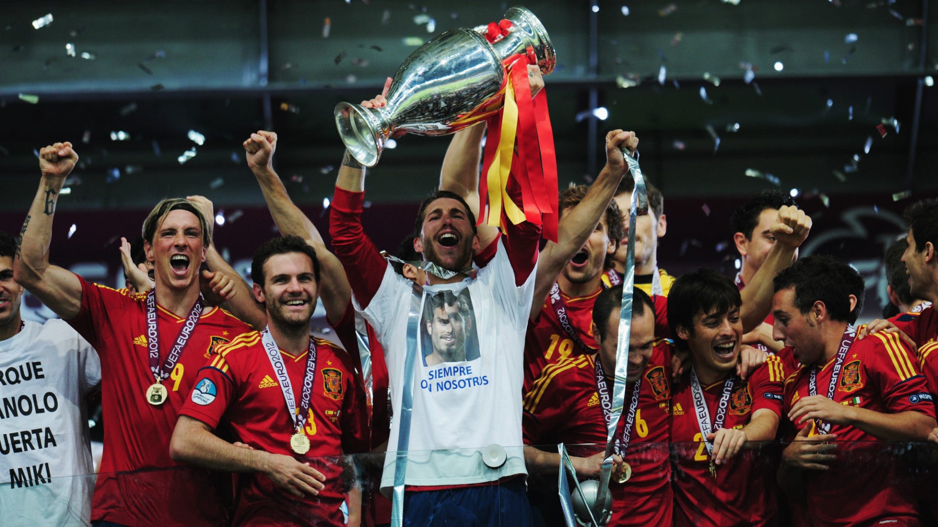 Spain Sergio Ramos Euro 2012