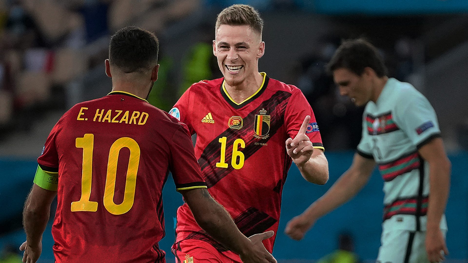Thorgan Hazard Eden Hazard Belgium Portugal Euro 2020 GFX