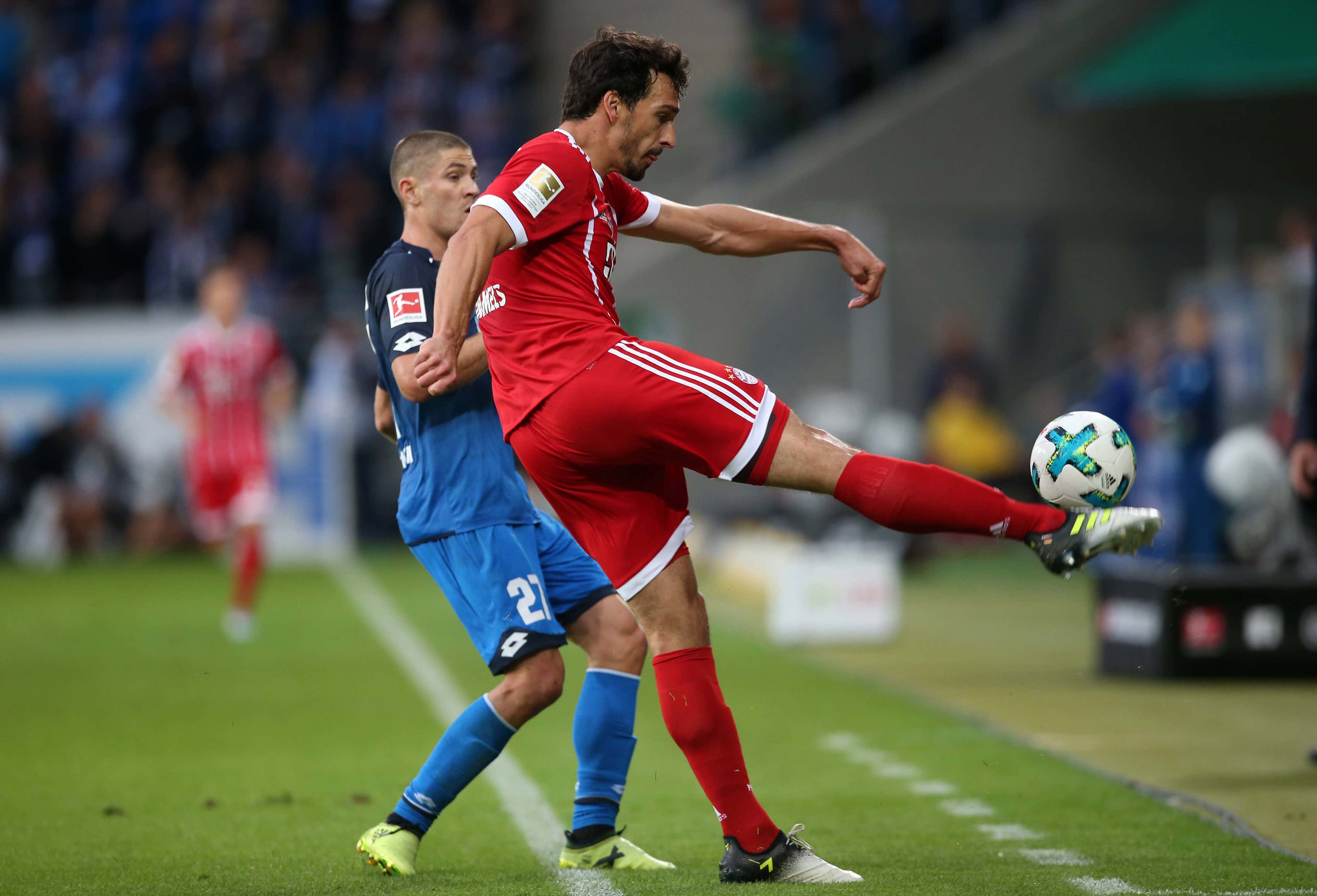 ONLY GERMANY // Mats Hummels Andrej Kramaric FC Bayern München TSG 1899 Hoffenheim Bundesliga 090917