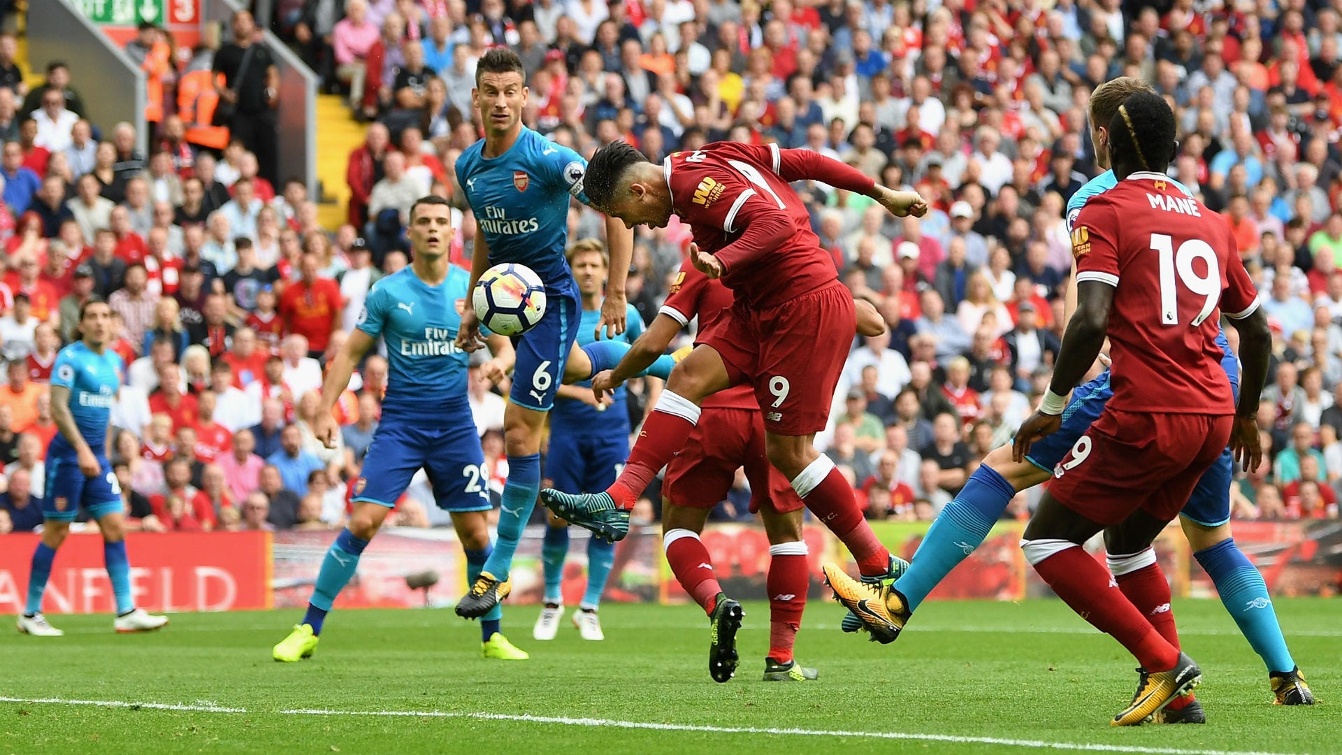 Roberto Firmino Liverpool Arsenal Premier League Aug 27