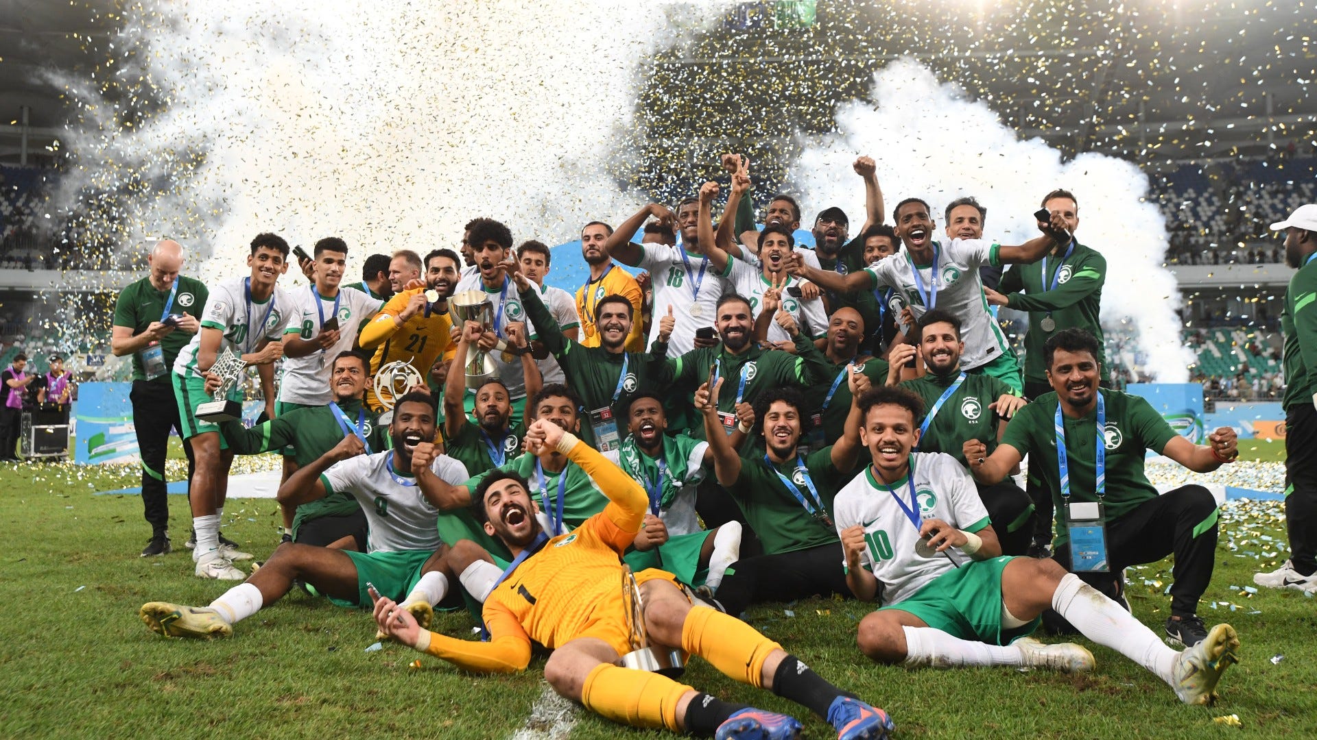 サウジアラビアがu 23アジアカップ初優勝 決勝で開催国ウズベキスタンを下す Goal Com 日本